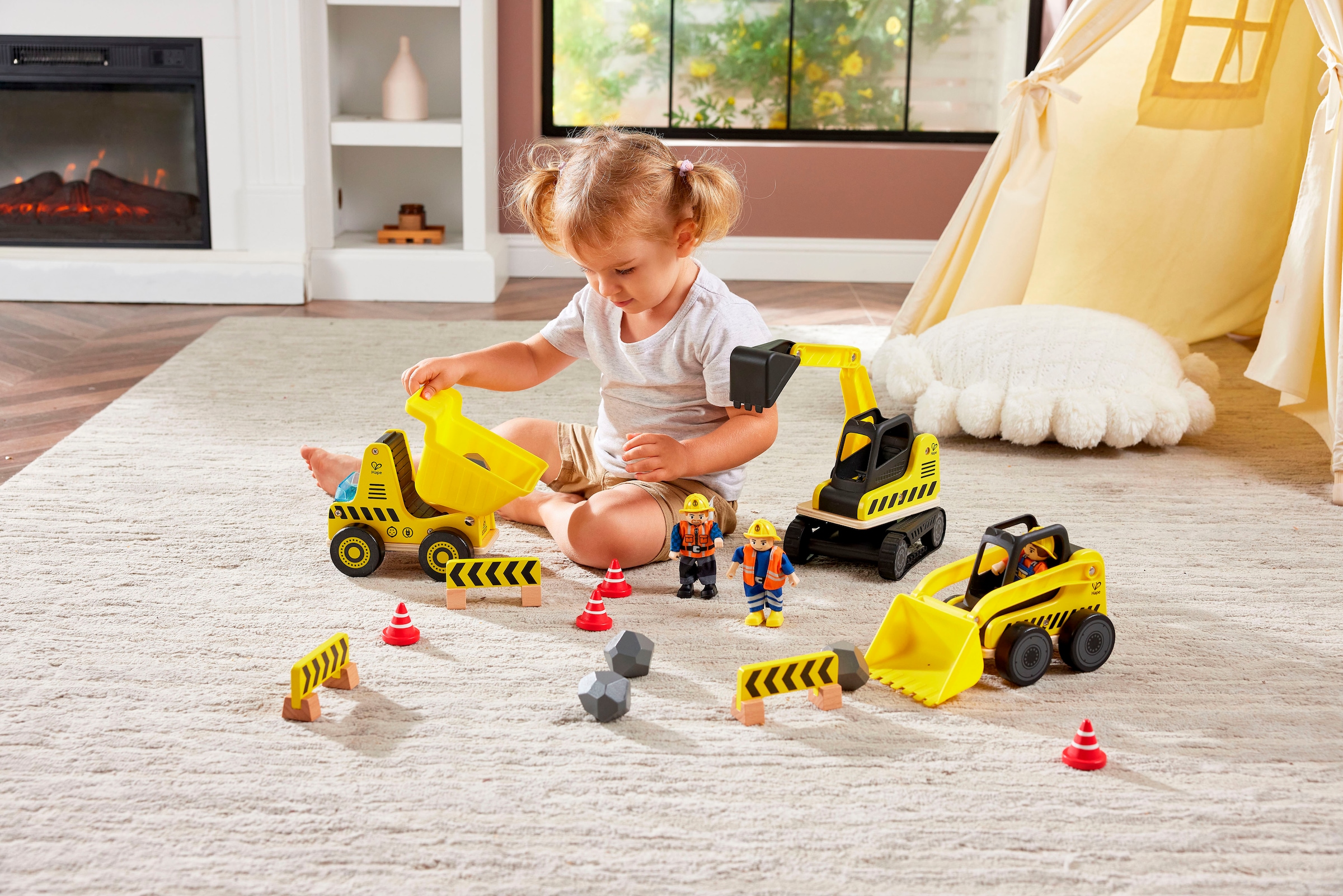 Hape Benne à jouets »Kipplaster«