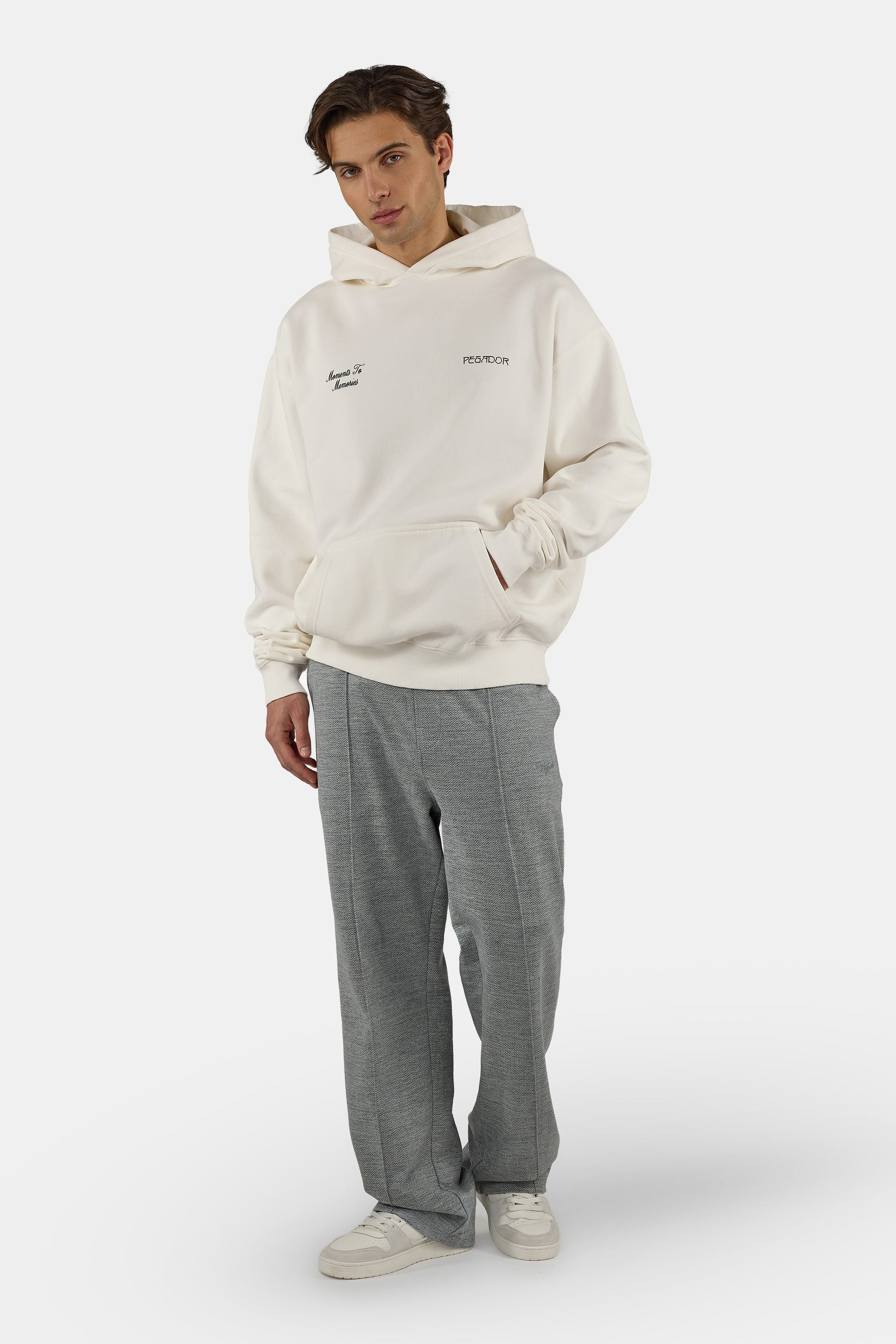 PEGADOR Sweat à capuche »Zernez Oversized Hoodie«, mélange de coton, oversize
