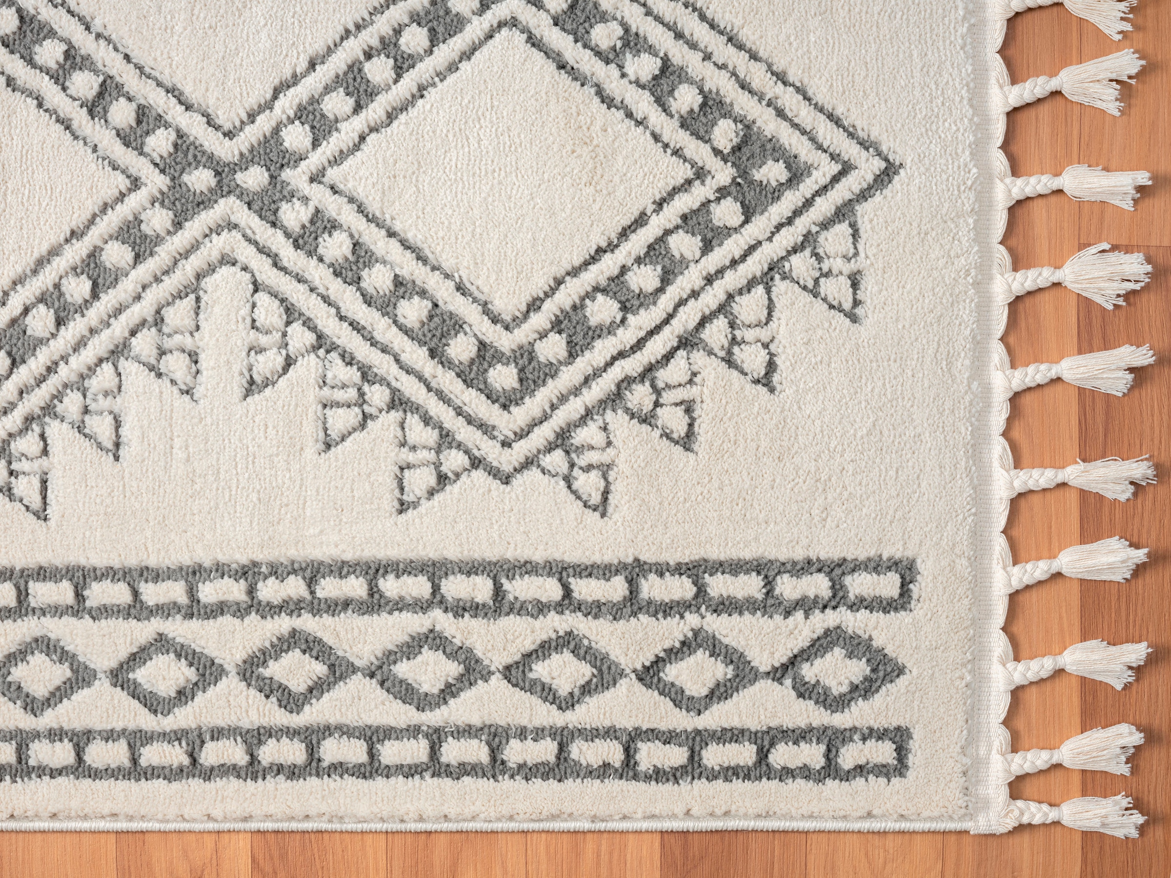 Myflair Möbel & Accessoires Tapis à poils longs »Moroccan Tradition, LAGERRÄUMUNG!« Rectangulaire 24 mm Höhe modern, marokkanisches Design, flauschig weich durch Hochflor