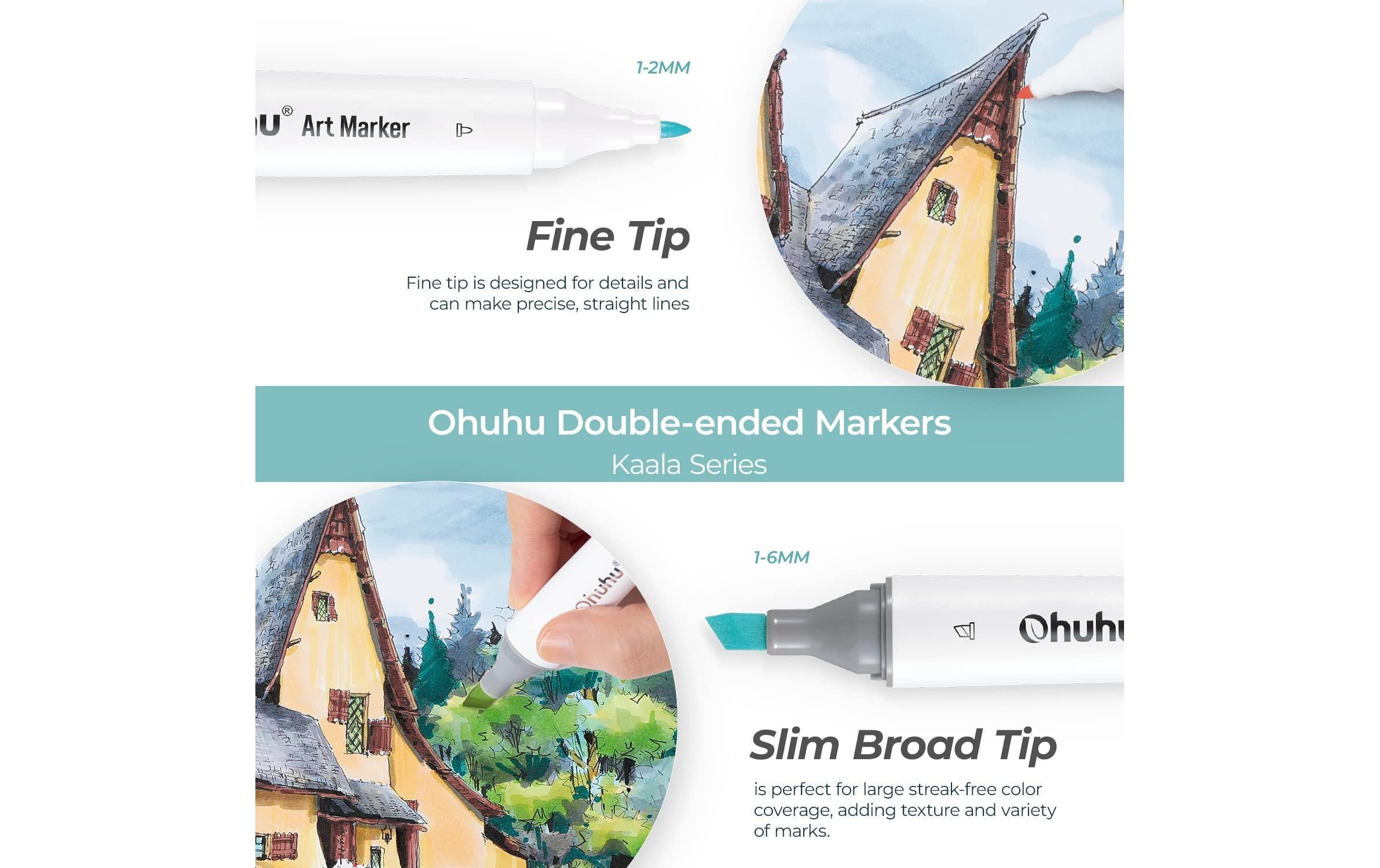   Marqueur »Ohuhu Kaala 60 Stück«