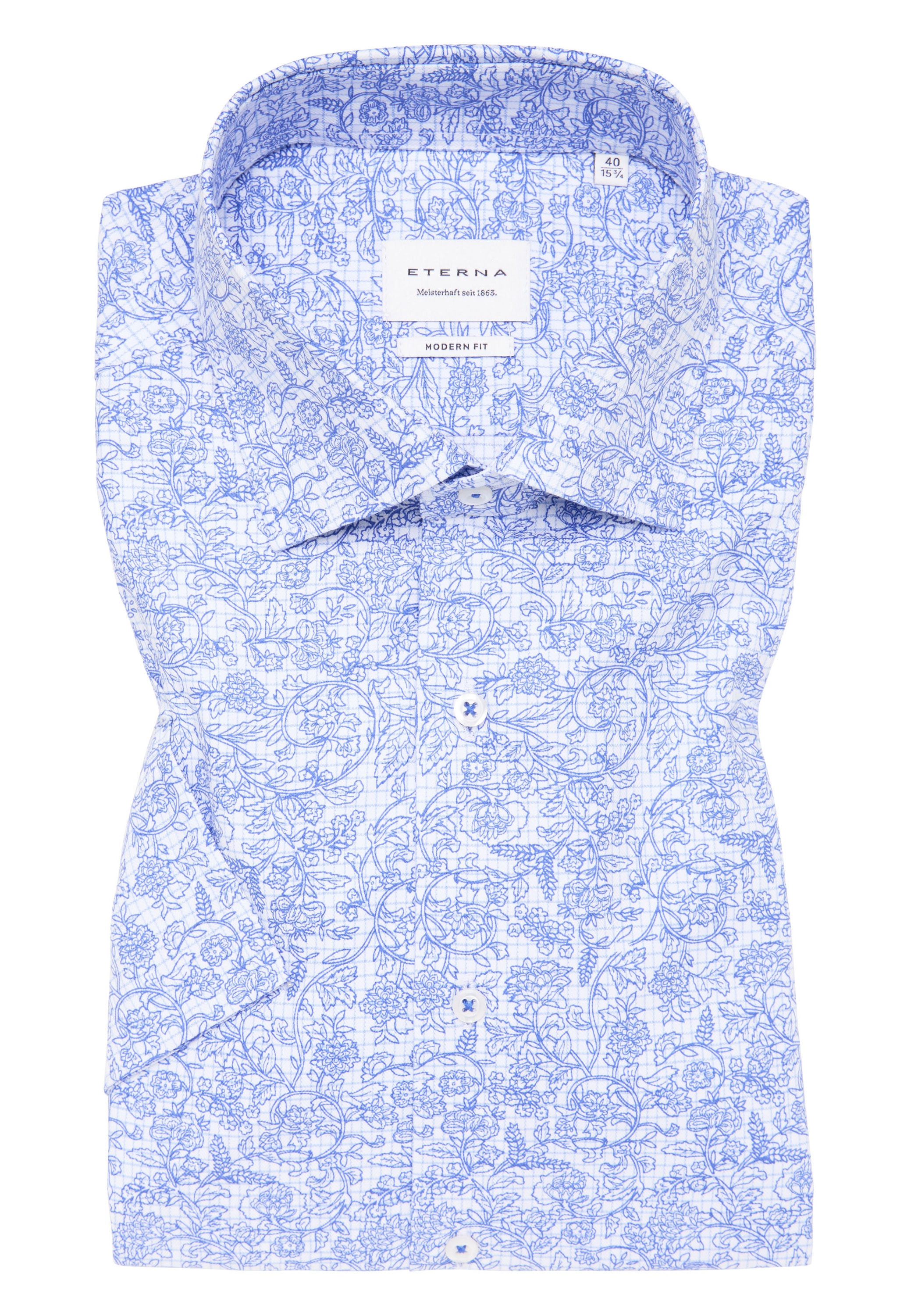 Eterna Chemise à manches courtes »MODERN FIT« NON IRON (bügelfrei)
