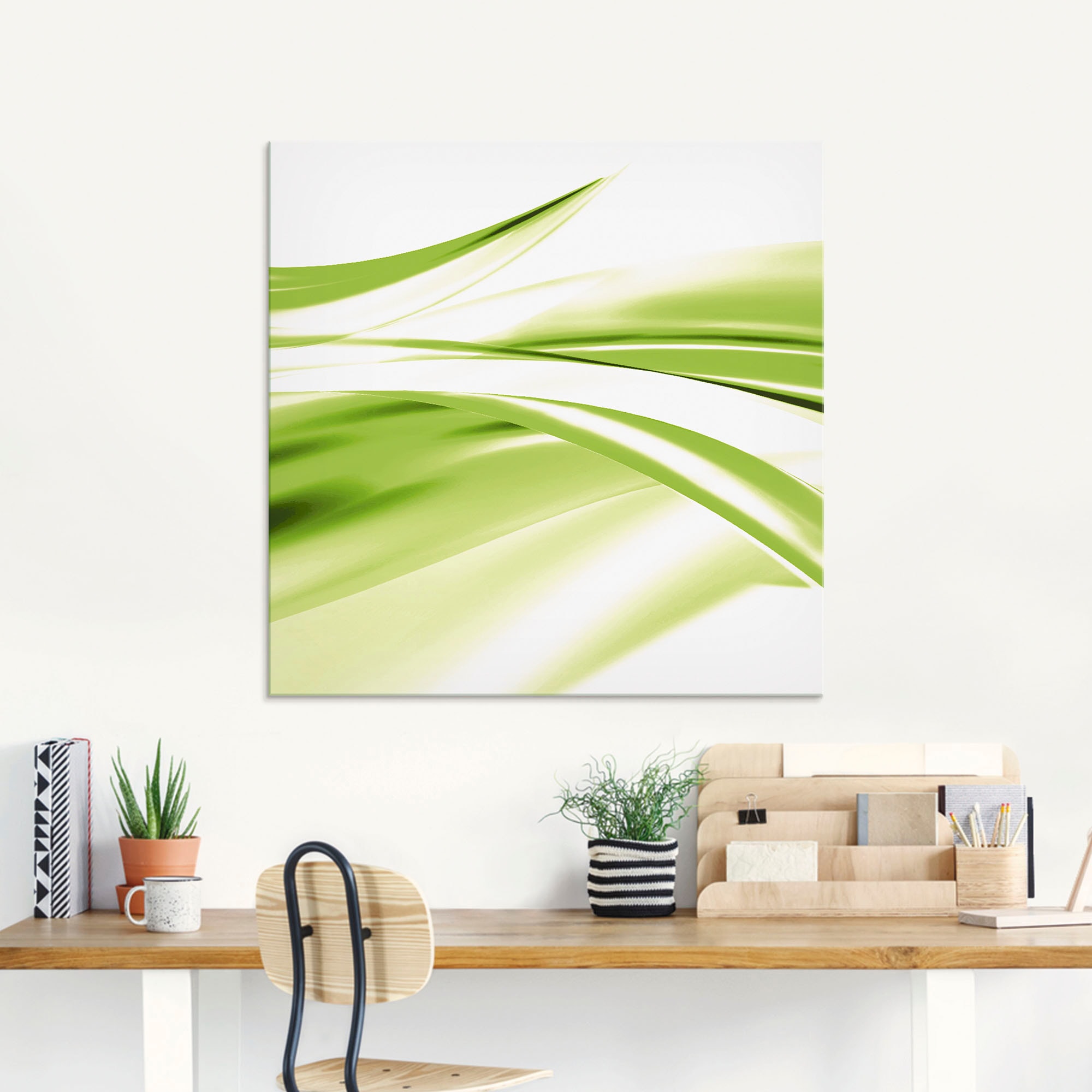 Artland Tableau en verre »Schöne Welle - Abstrakt« 1 cuis tlg. in verschiedenen Grössen