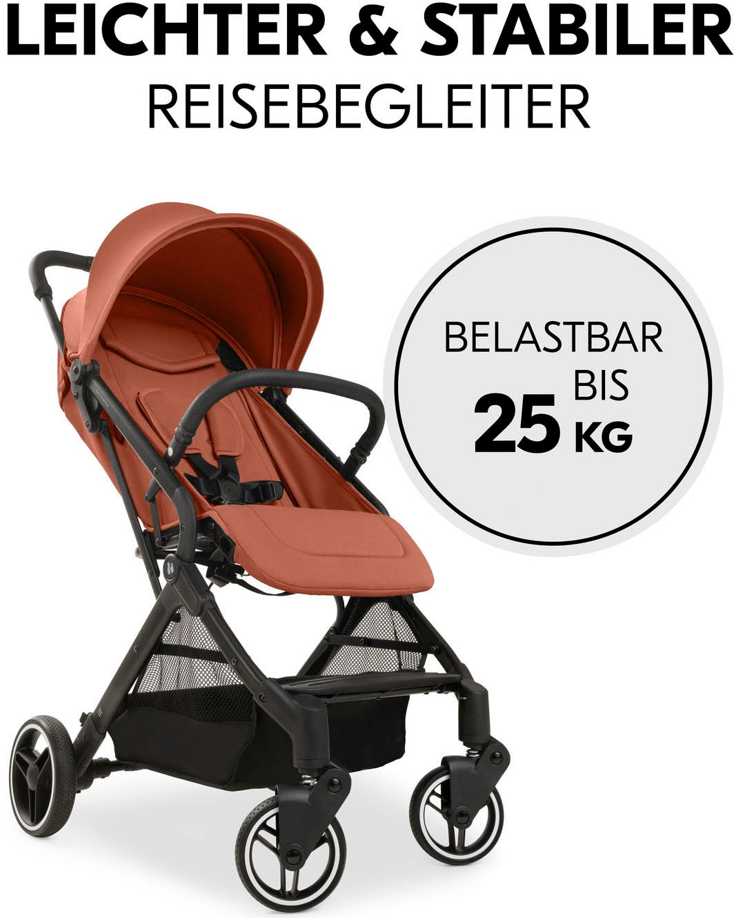 Hauck Poussette pour enfants »Travel N Care Plus, cork« 22 kilos