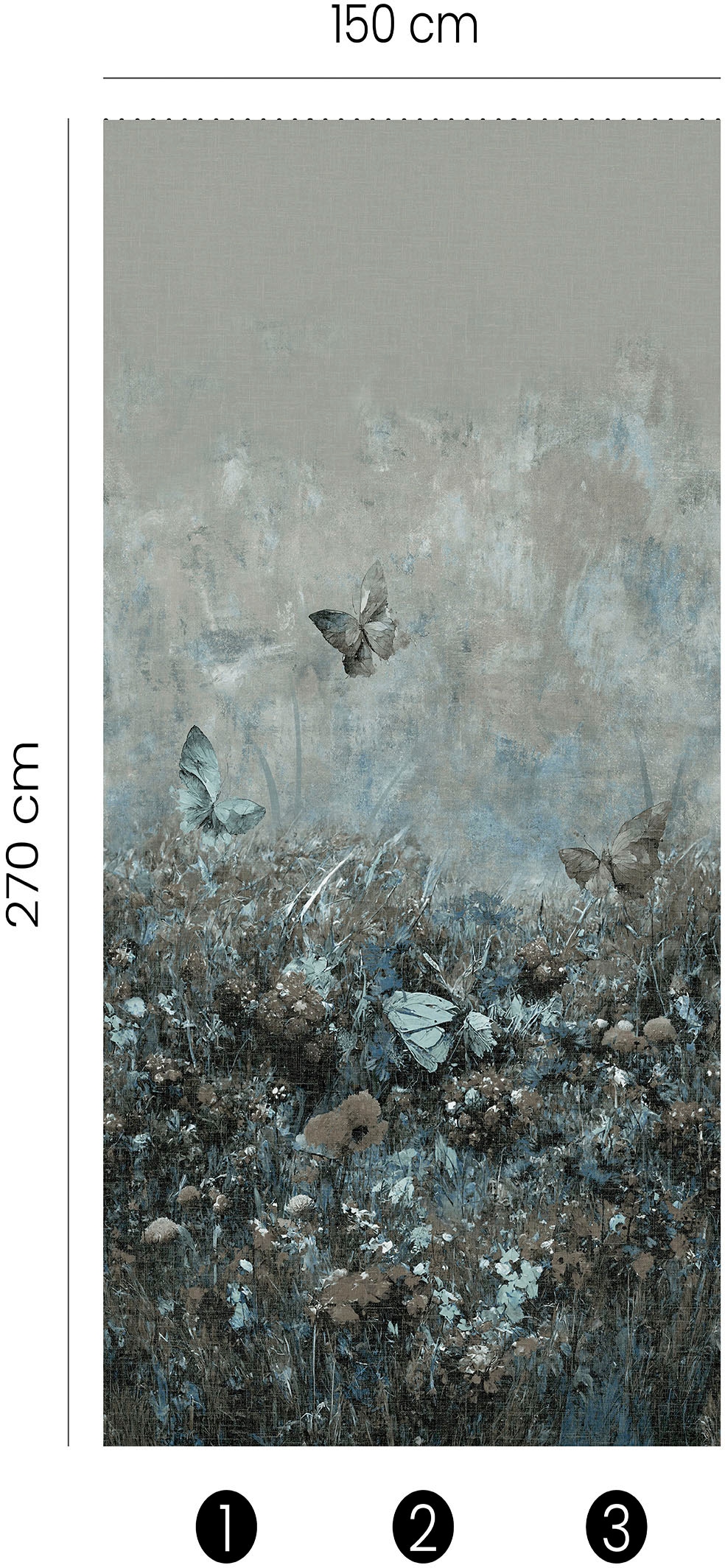 Fashion for walls Fototapete »Magic Meadow« floral glatt Phthalate frei