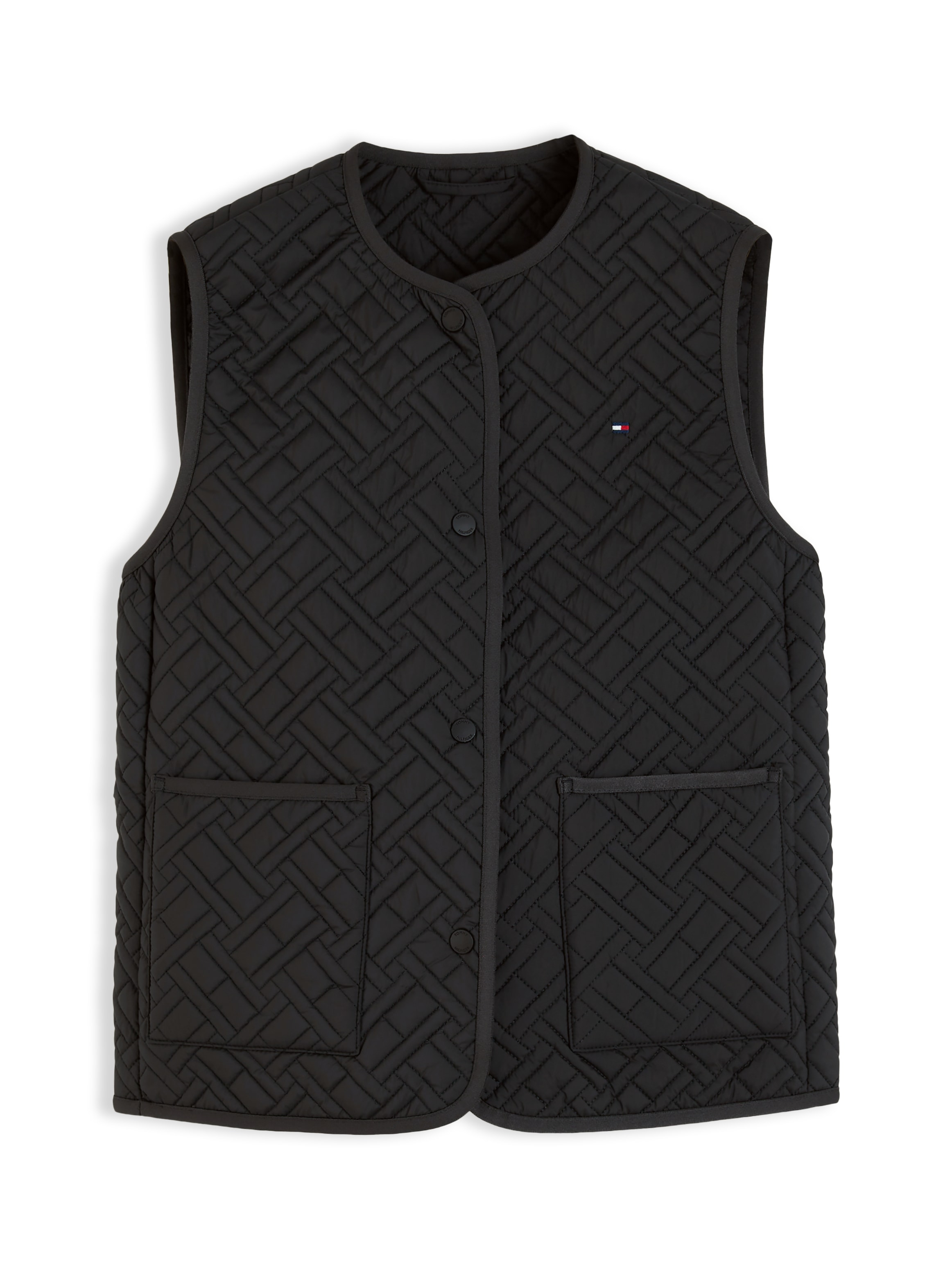 Tommy Hilfiger Steppweste »QUILTED LINER VEST« Kunstfaser