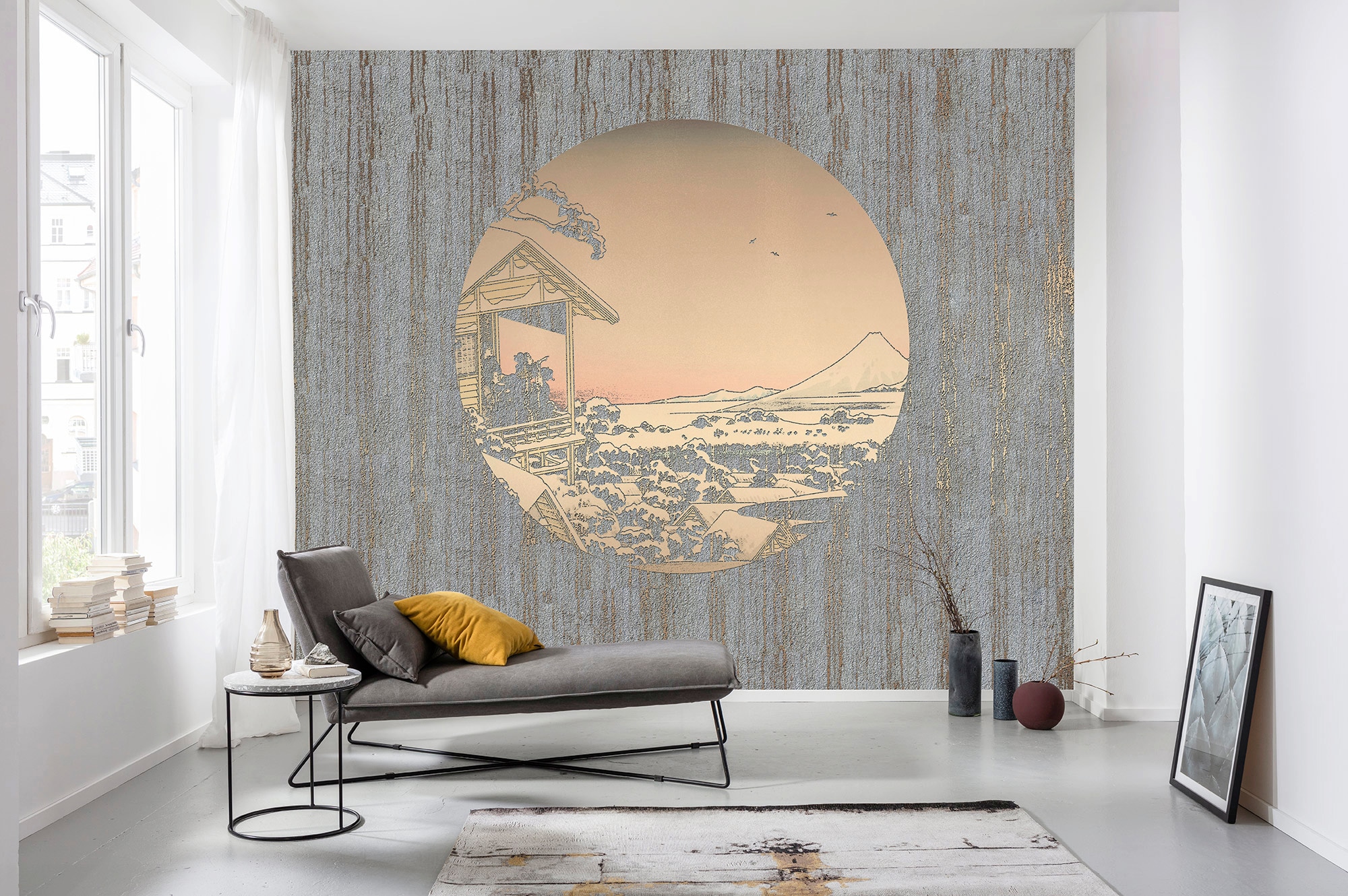Komar Vliestapete »Digitaldruck Vlies -  Land of Gold - Grösse 300 x 280 cm« bedruckt glatt Wohnzimmer, Schlafzimmer