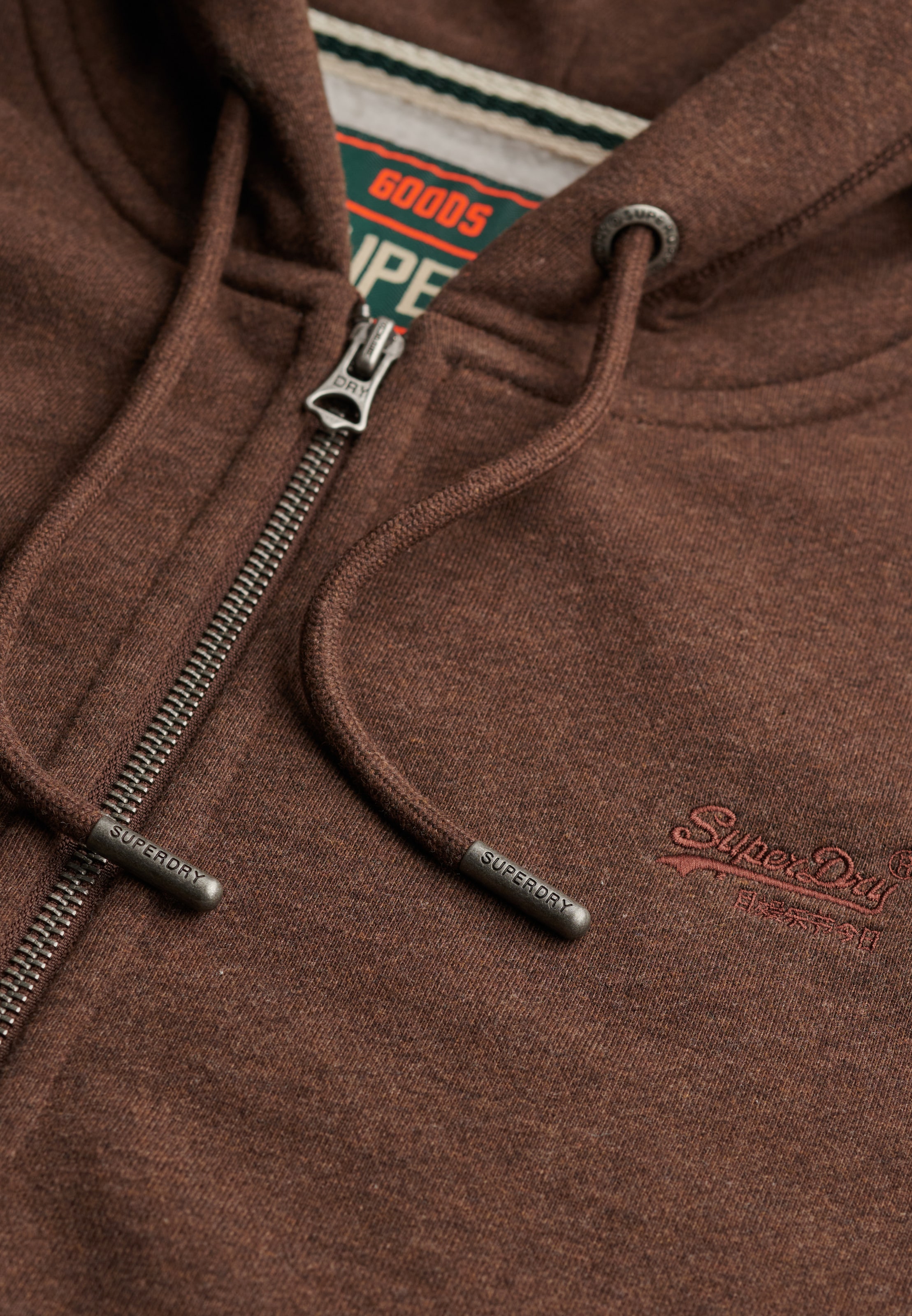 Superdry Kapuzensweatjacke »ESSENTIAL LOGO ZIP HOODIE HB« Baumwollmischung, slim fit