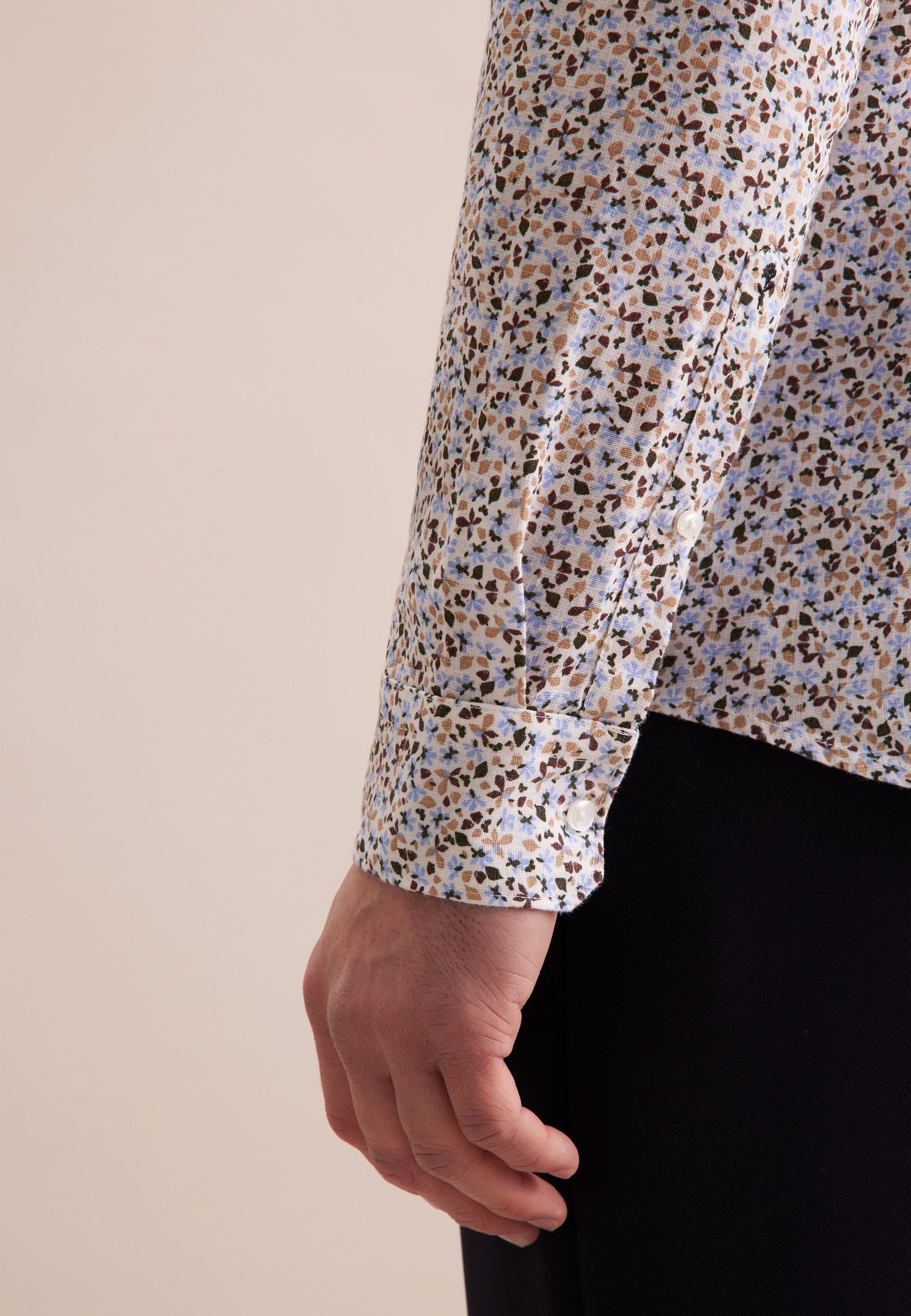 seidensticker Chemise d'affaires »Slim« Slim 1/1 Kentkragen Druck