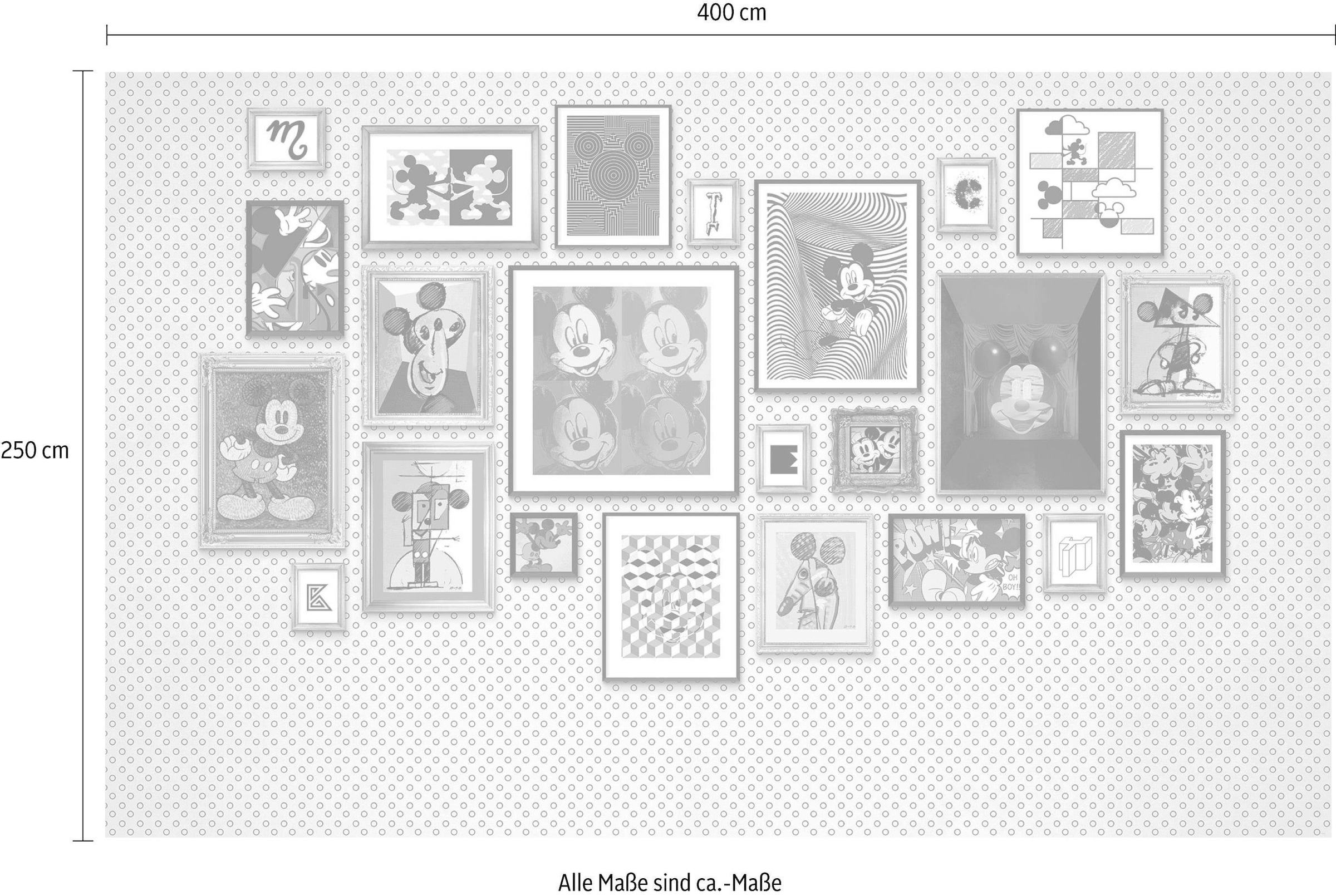 Komar Vliestapete »Digitaldruck Vlies -  Mickey Art Collection - Grösse 400 x 250 cm« bedruckt glatt Kinderzimmer