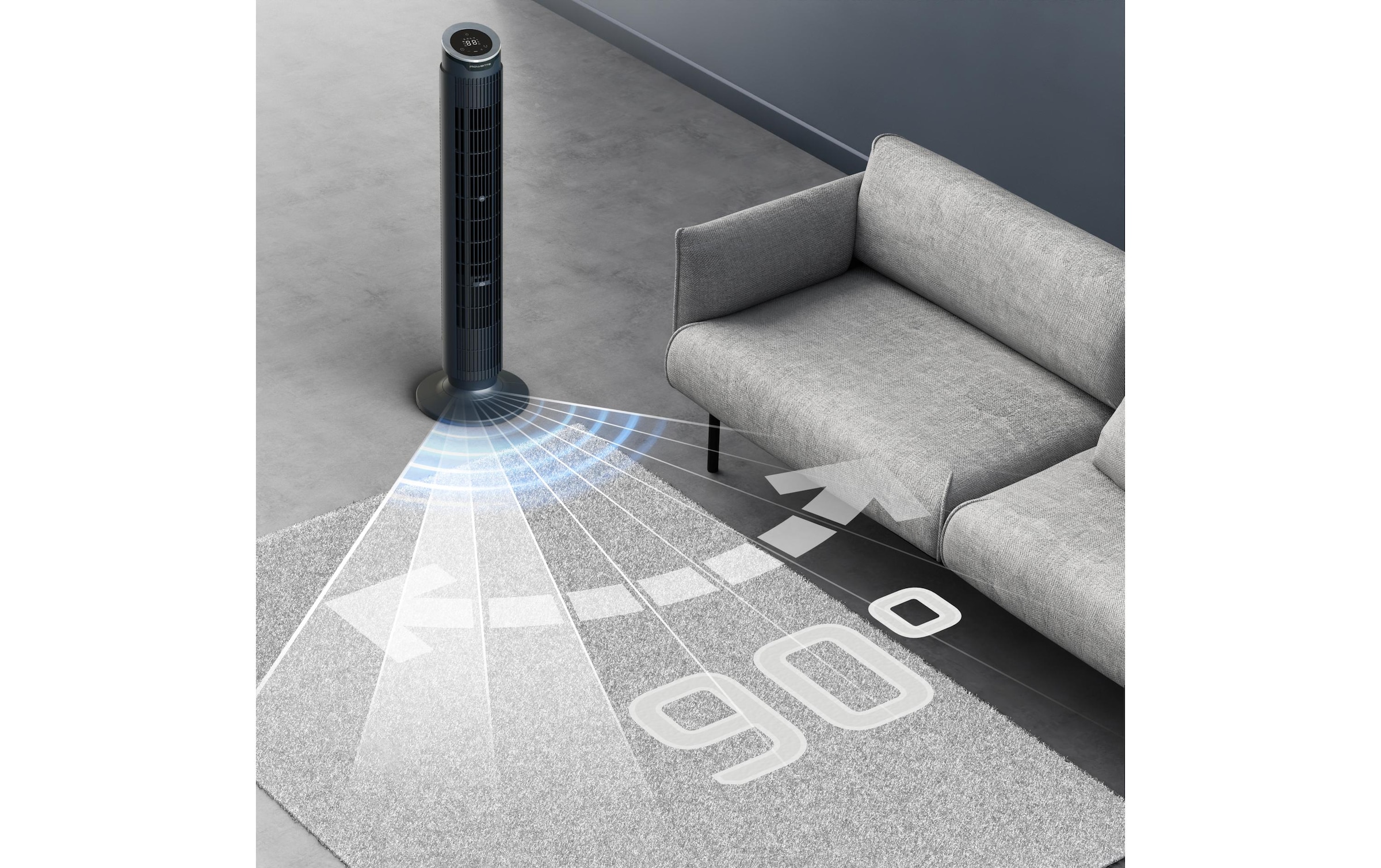 Rowenta Ventilateur de tour »Eole Silence Force«