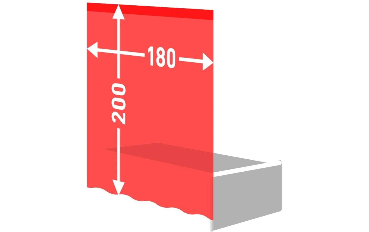 diaqua® Duschvorhang »Basic« Breite 180 cm