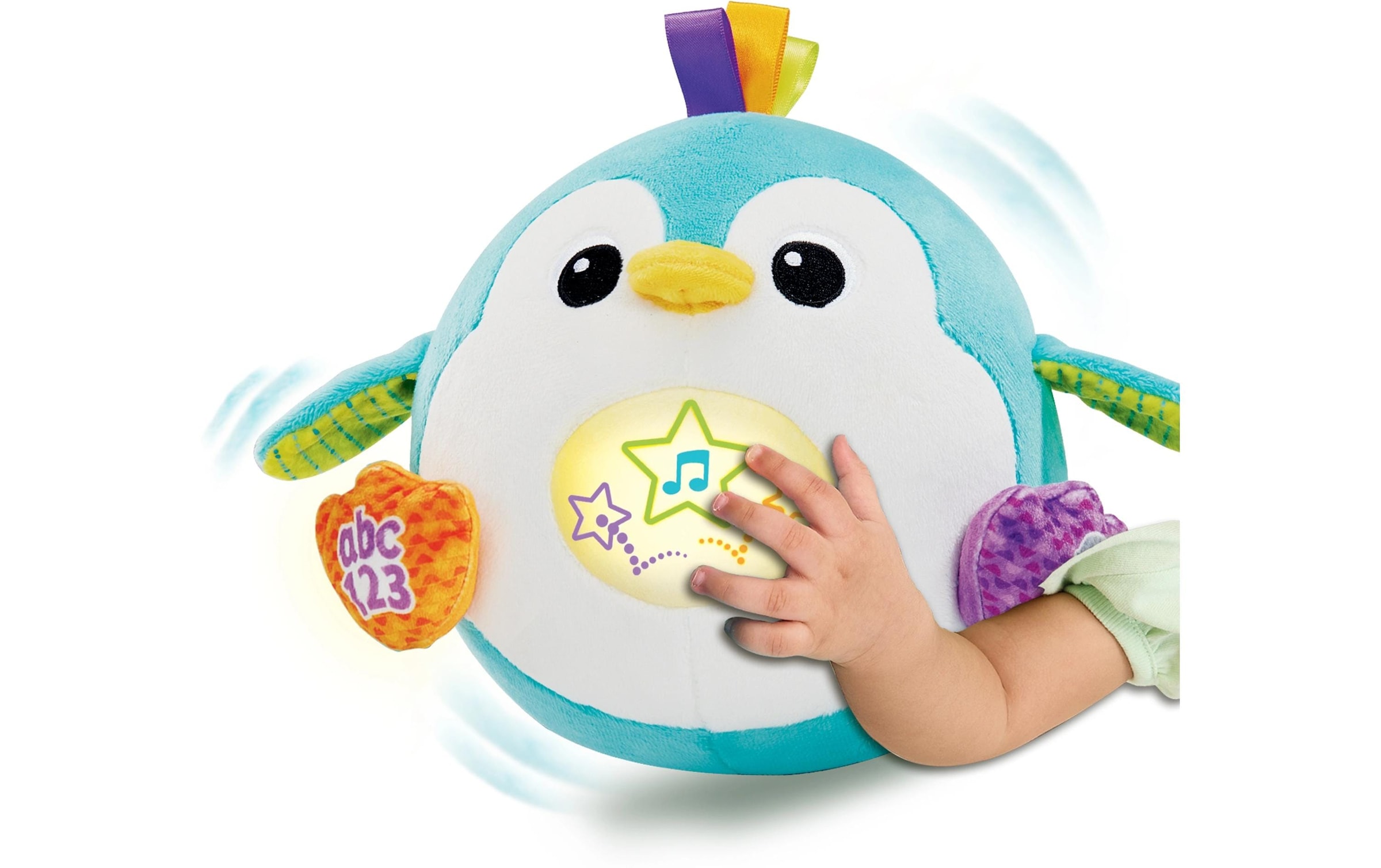 Vtech® Animal gonflable »Vtech Baby, Hüpfspass-Pinguin« Avec fonction enregistrement