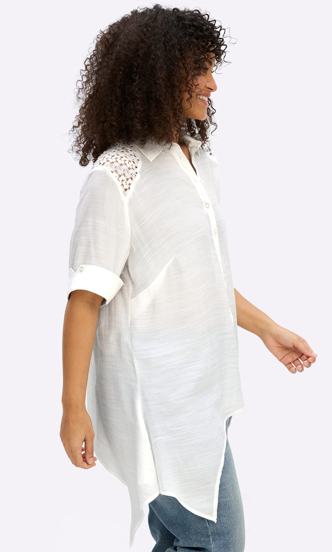 sheego by Joe Browns Blouse à manches courtes
