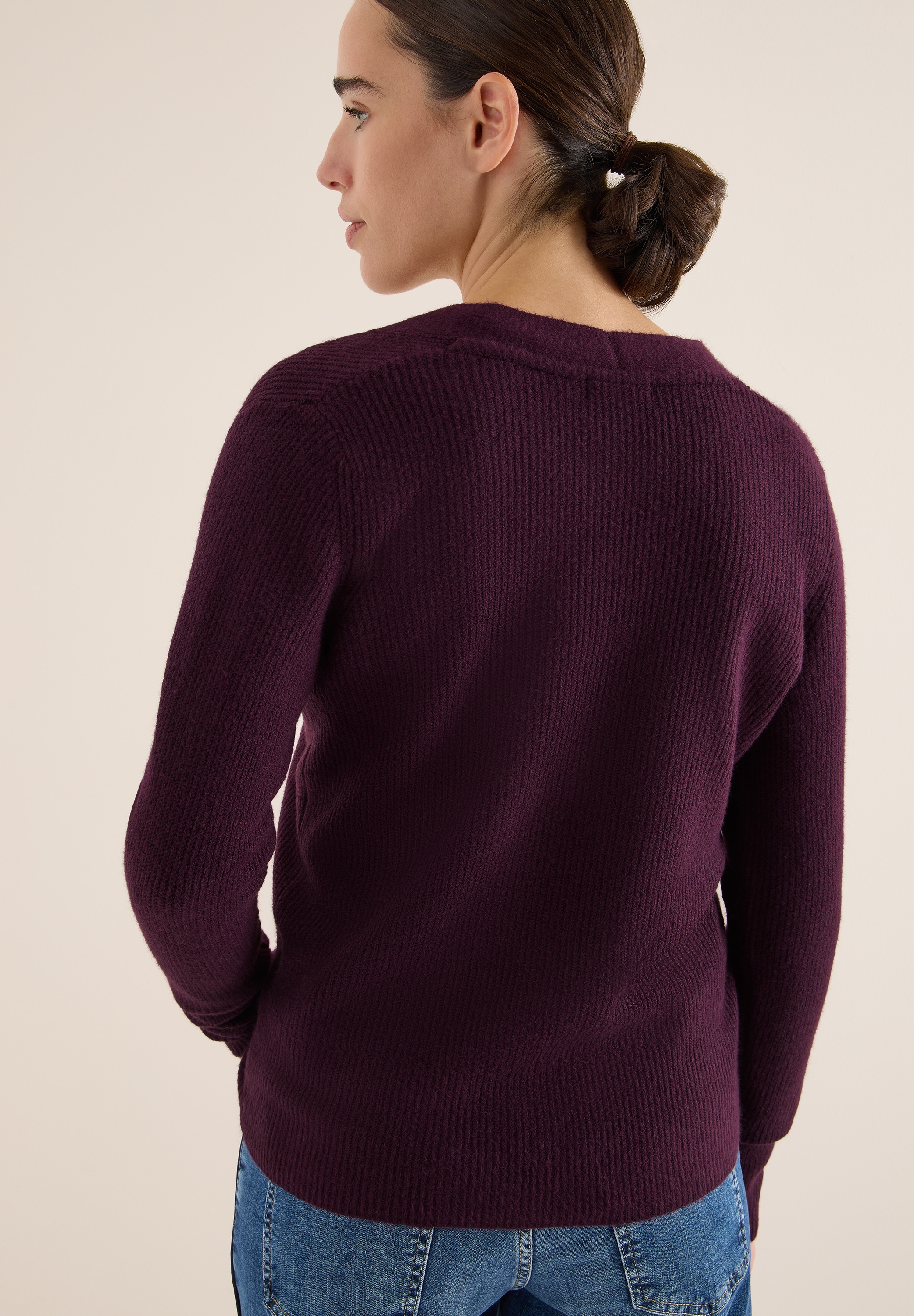 Cecil Cardigan mit Strukturdetail und Knopfleiste