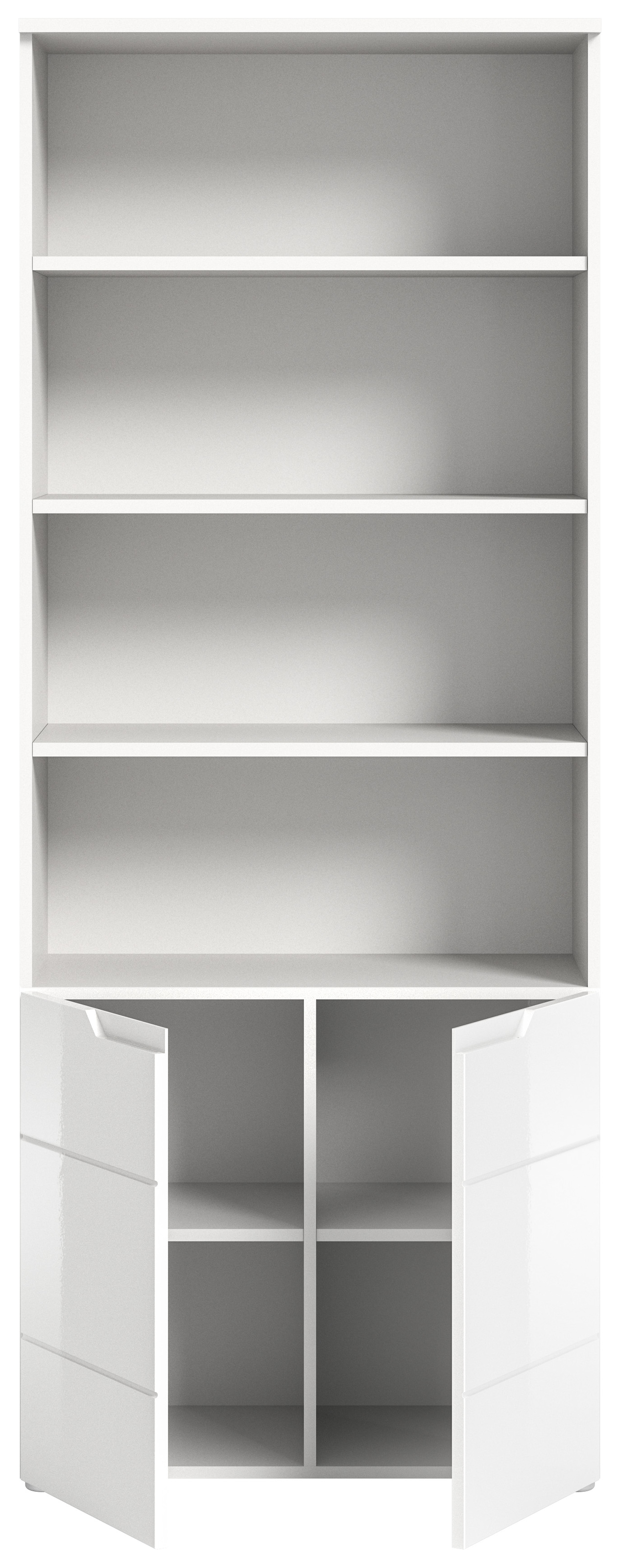 INOSIGN Armoire de classement »CAPRI, 2 Türen inkl. eingefasster Griffmulde, 5 Einlegeböden« Mehrzweckschrank, Aktenregal, Regal, Stauraumregal, Universalschrank