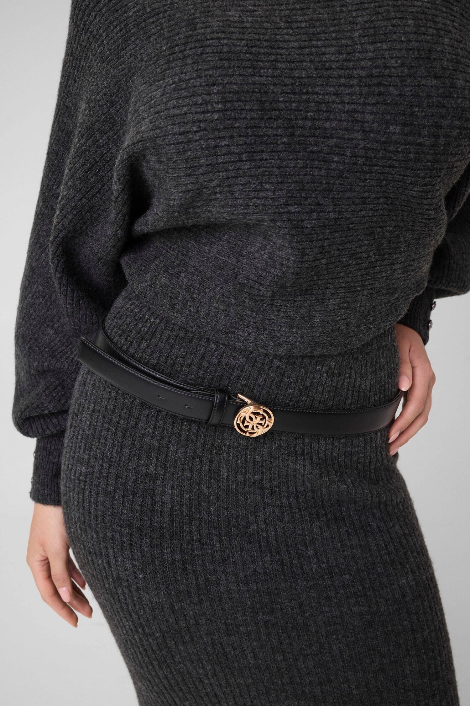 Guess Synthetikgürtel »PANT BELT NT REV & ADJ H30« mit 4G-Logoschliesse