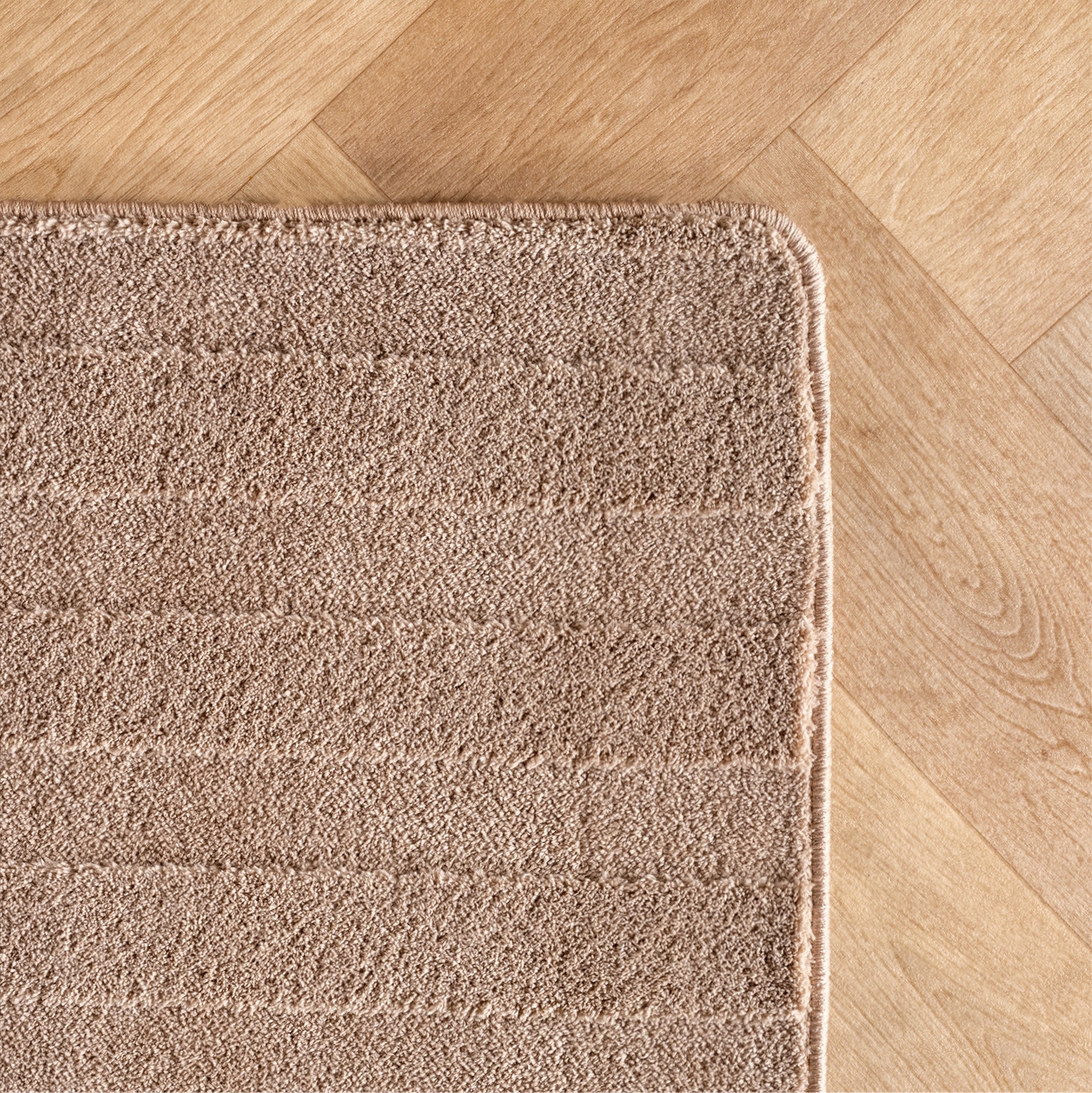 Ayyildiz Teppiche Tapis »POMPEI 1611 , auch als Läufer« Rectangulaire 12 mm Höhe surface douce facile d'entretien, structure en relief, poils ras