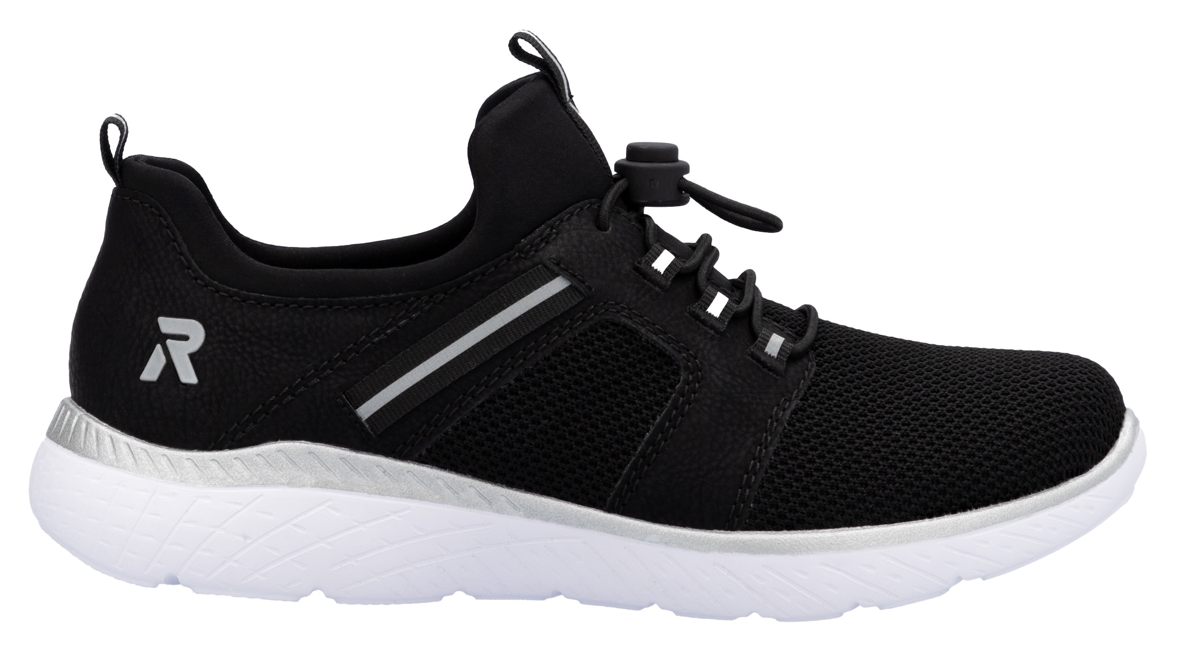RIEKER Sport Baskets slip-on  , chaussure à enfiler, chaussure basse, sneaker de loisirs avec languettes d'enfilage