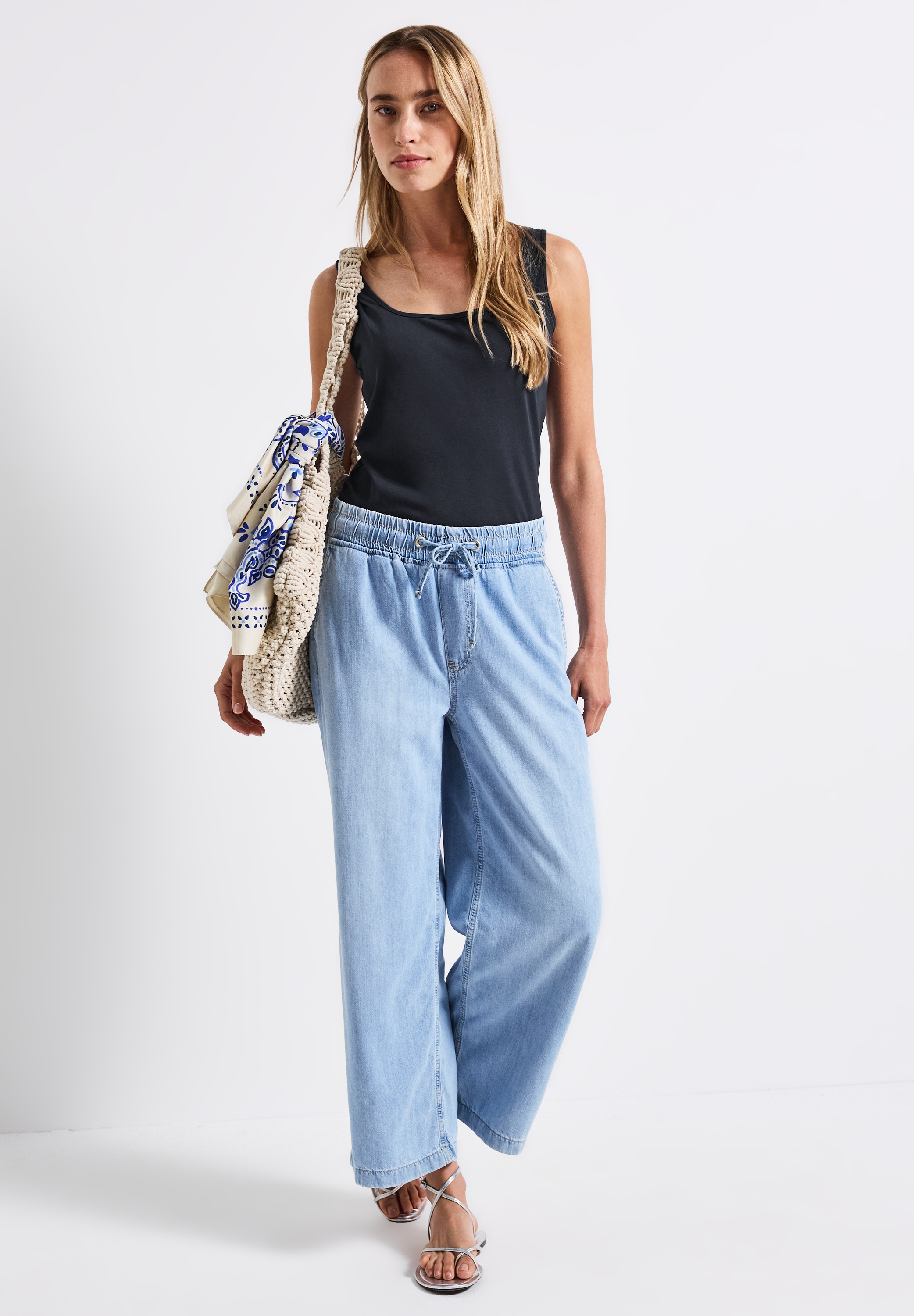 STREET ONE Shirttop mit Square Neck