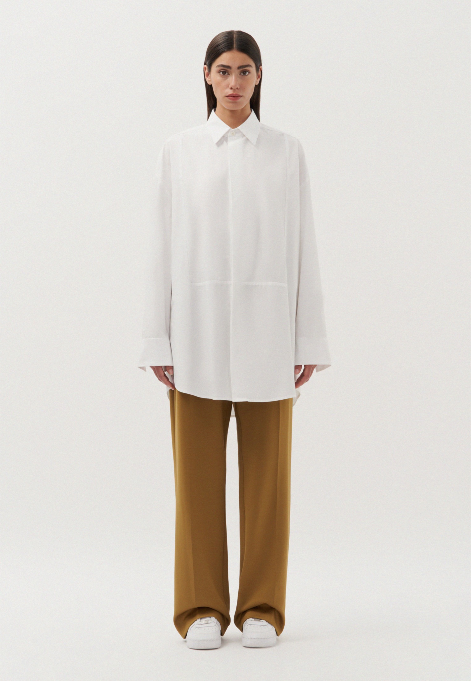 studio seidensticker Businesshemd »Studio« Oversized Langarm Kentkragen Uni