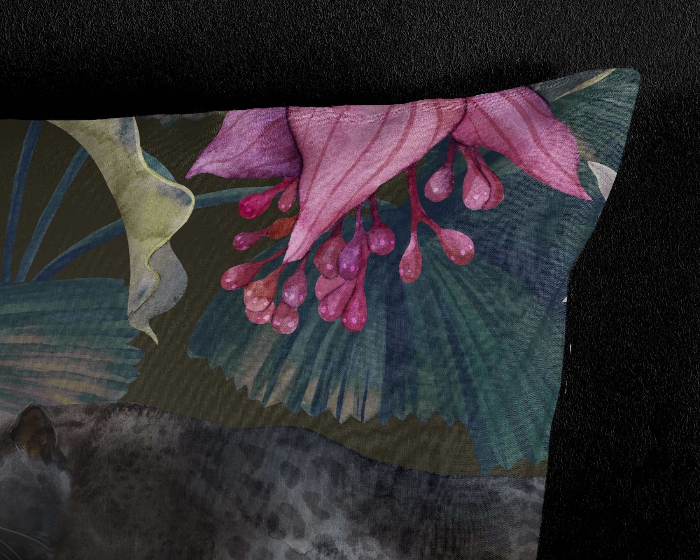 PURE luxury collection Wendebettwäsche »Samurai« 2 Stk. tlg. Mikrofaser, 135x200, 2 Teilig, Pflegeleicht, Wende, Leopard, tropisch