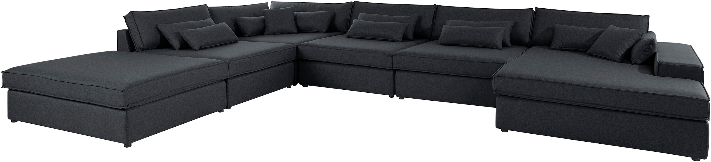 RAUM.ID Paysage de salon »Enid U-Form« 6 Teile, bestehend aus Modulen, in vielen Bezügen, auch in Breitcord