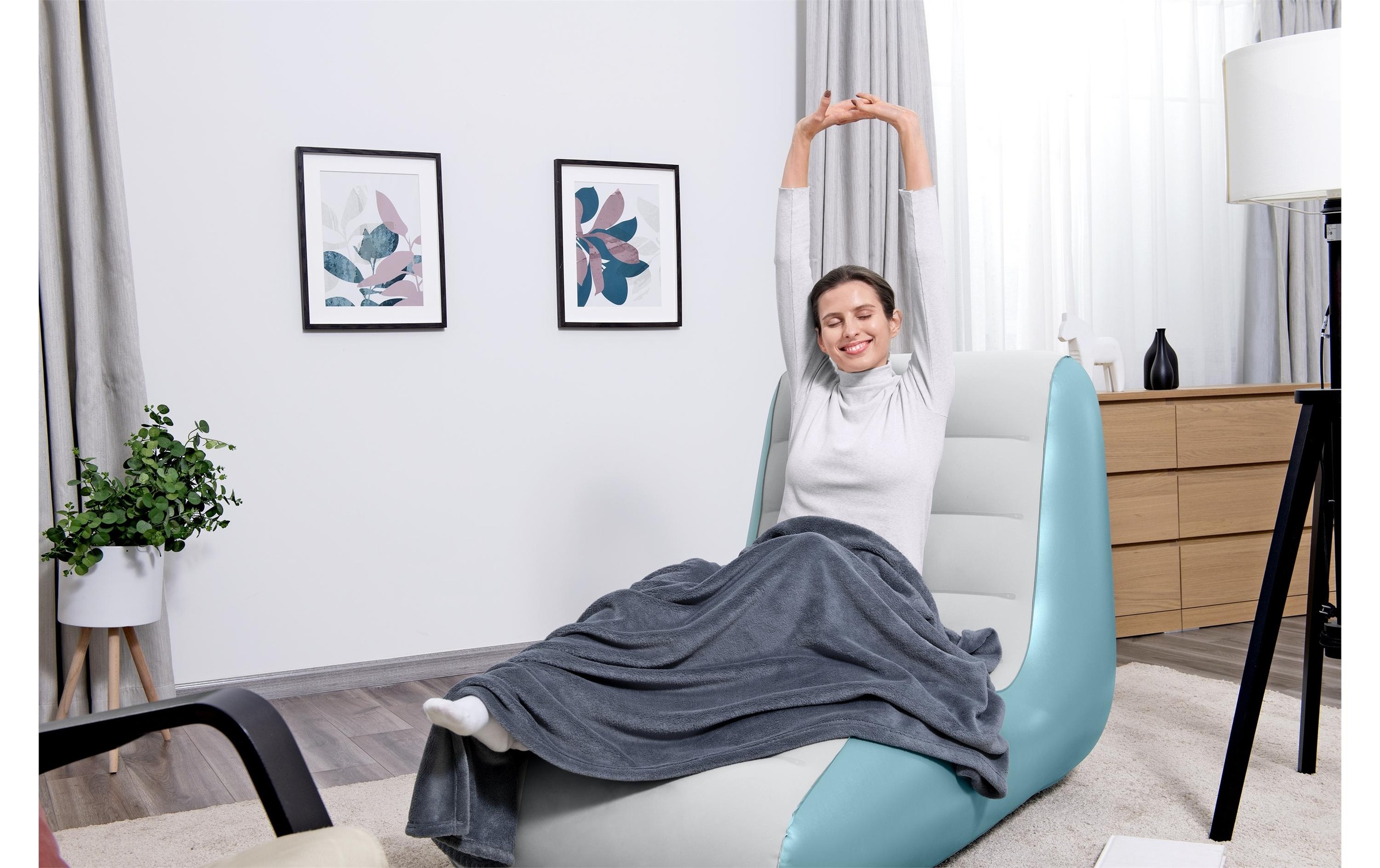 Bestway Fauteuil gonflable »Leisure Luxe 133 x 79 cm«