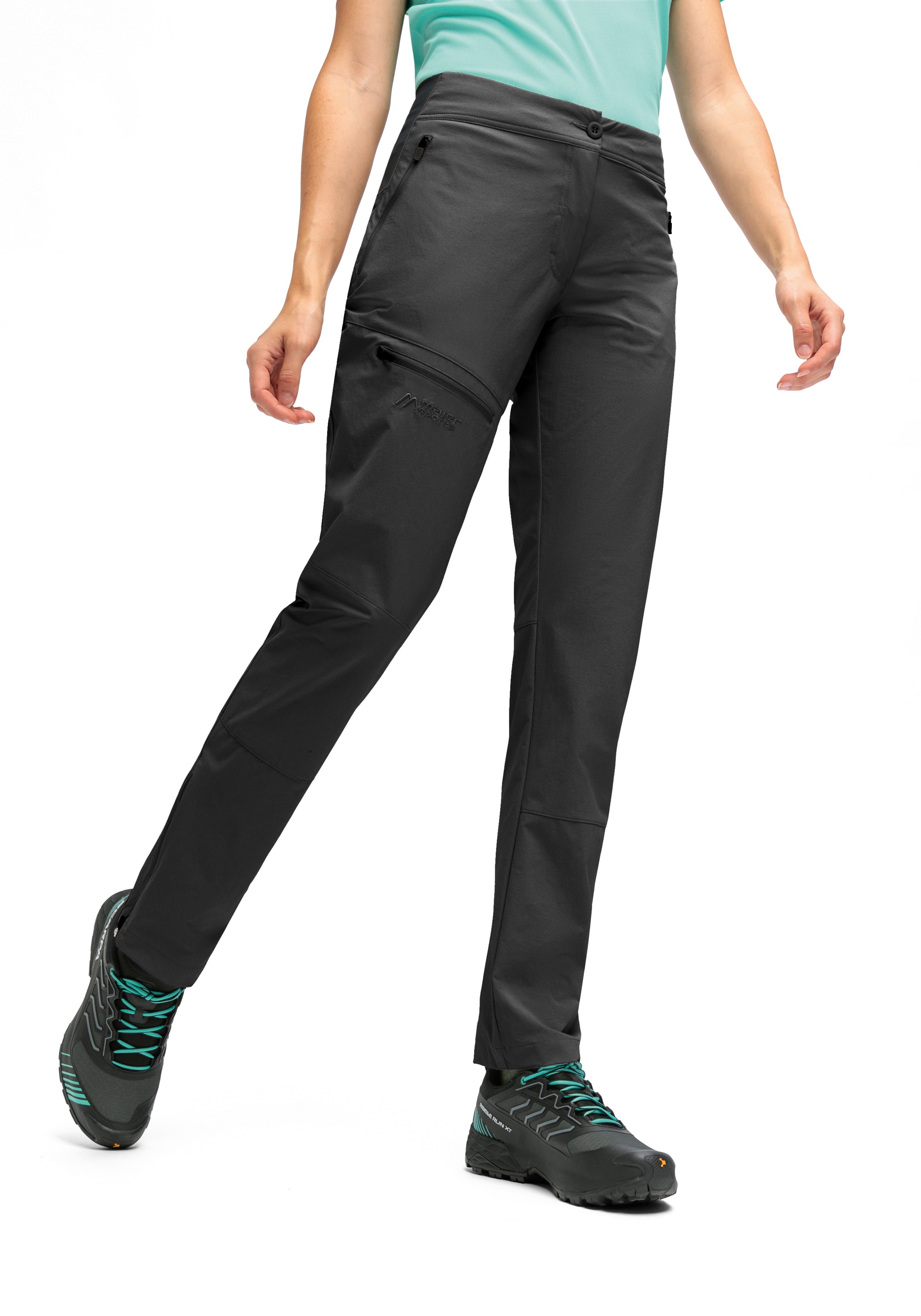 Maier Sports Outdoorhose »Inara slim Vario«  Damen Wanderhose, Funktionshose mit Variobund und 4 Taschen, Slim Fit