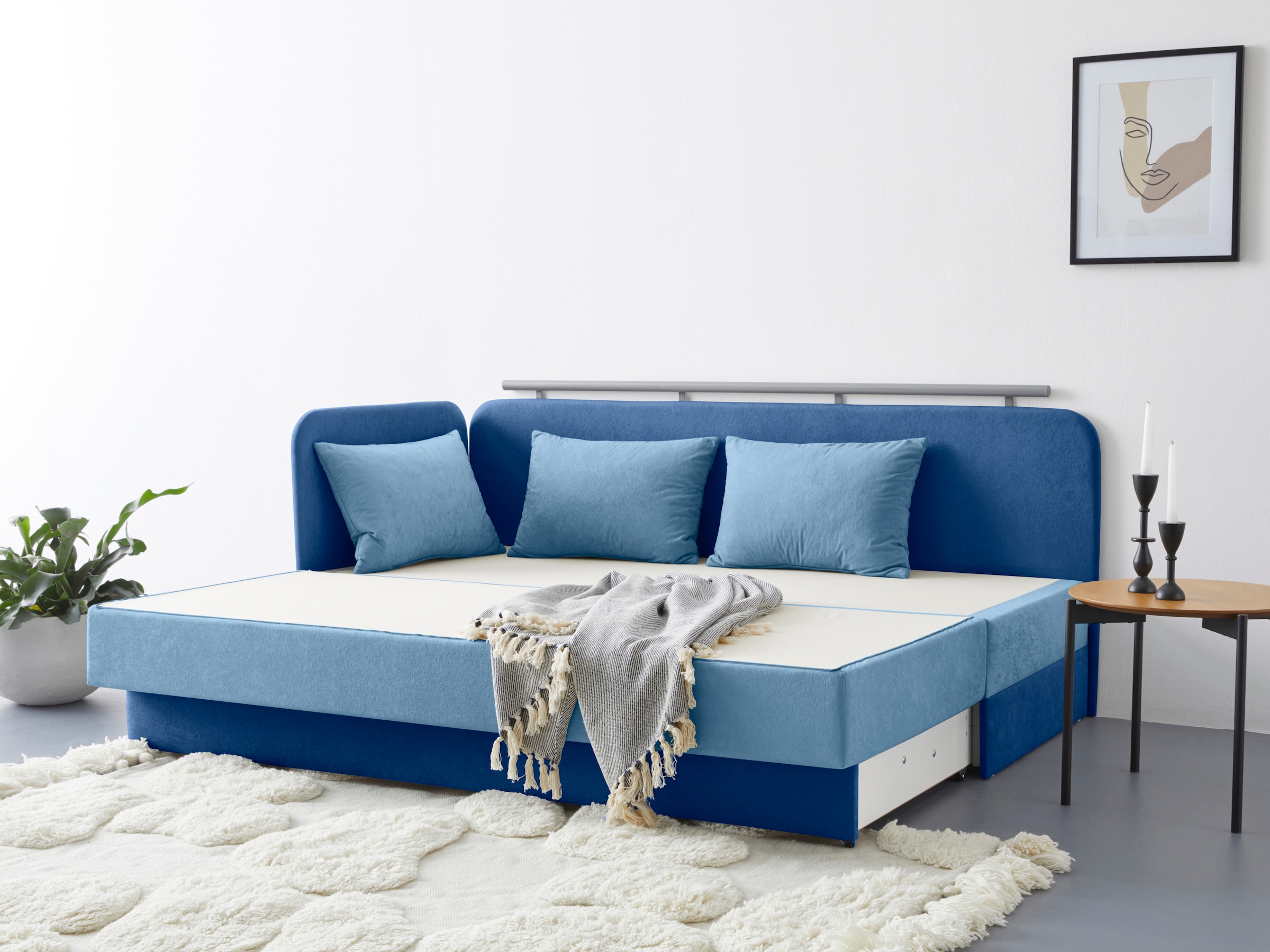 Maintal Chaise longue rembourrée »Diana« mit Stauraum