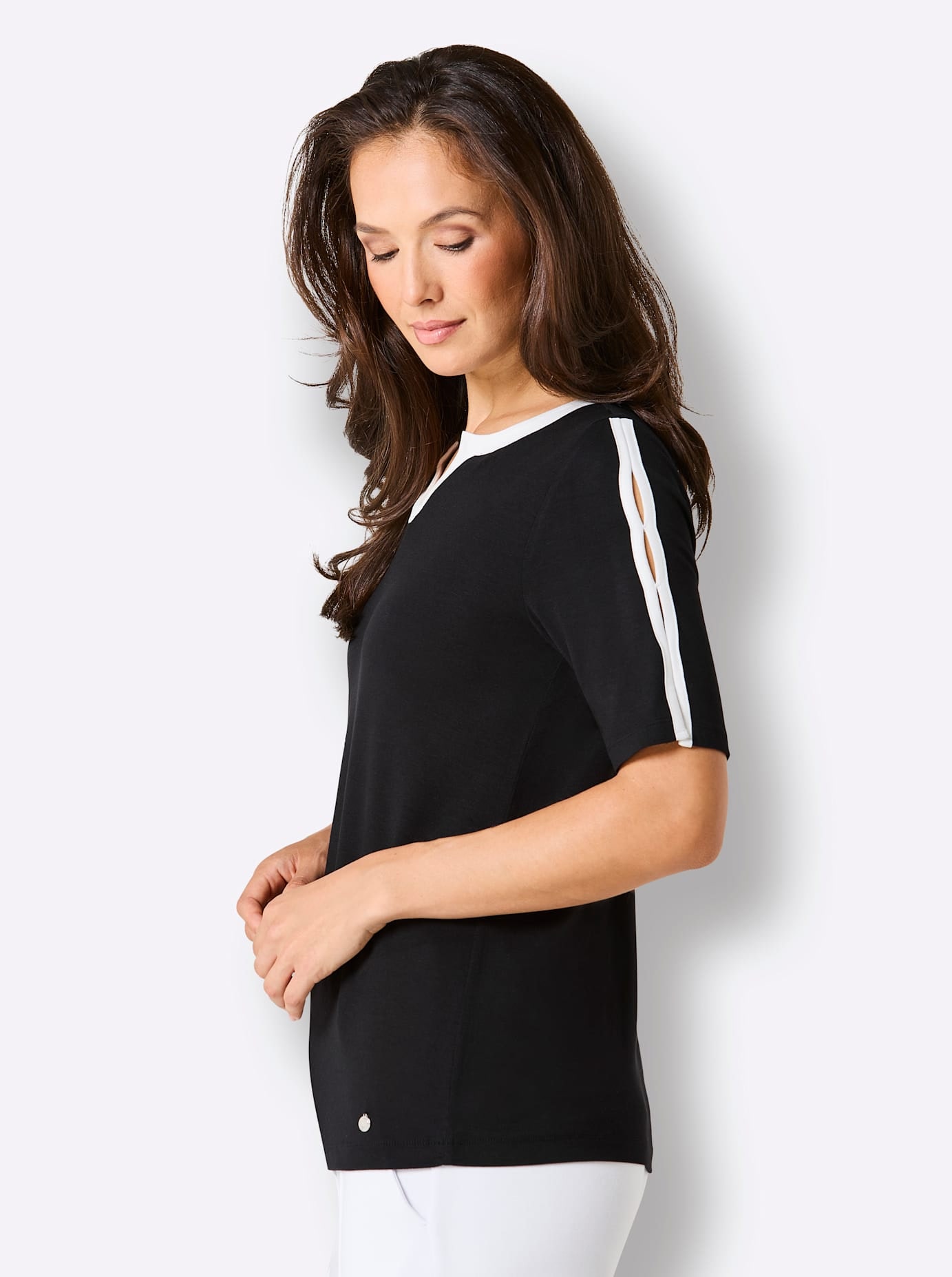 CREATION L PREMIUM T-shirt à manches courtes »Modal-Shirt« 1 pièces