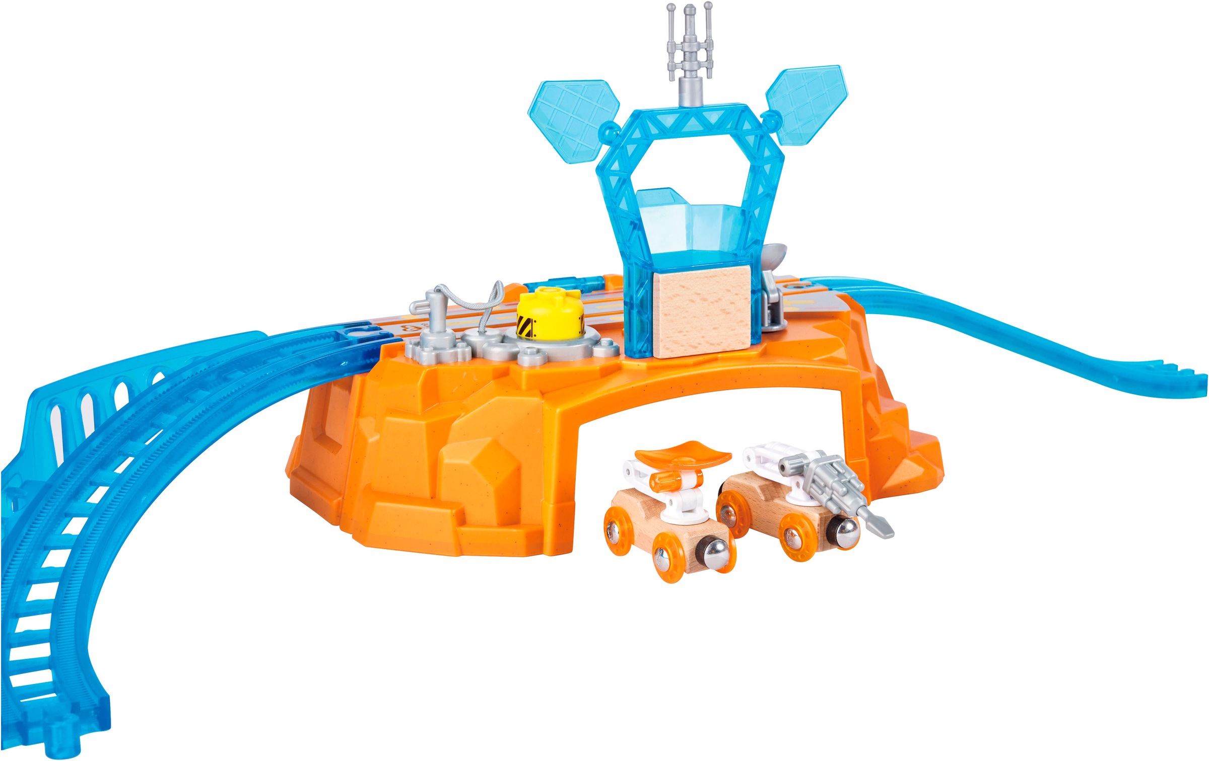 Hape Train jouet »Zugset - Mars-Erkundung« avec lumière et son