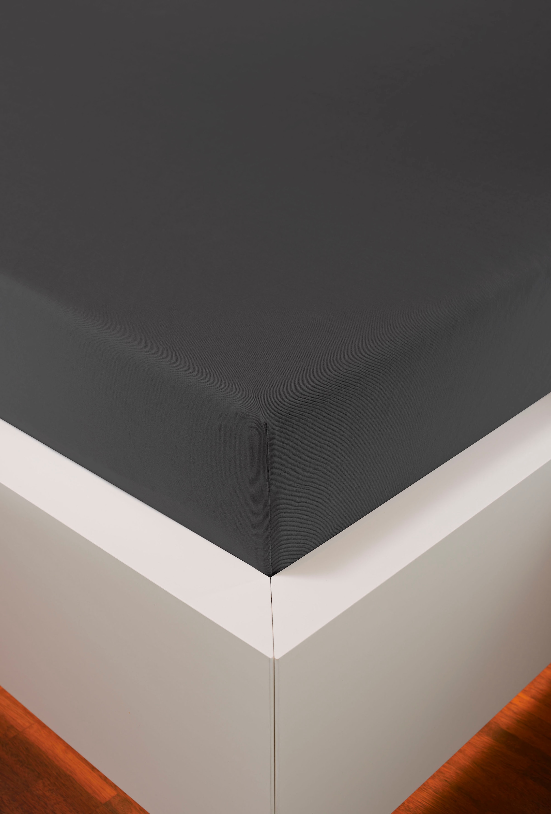 bellana Draps de lit »Zwirn-Elasthan deluxe in Gr. 90x200, 140x200 oder 180x200 cm« aus Baumwolle, für Matratzen bis 35 cm Höhe, Bettlaken, Spannbetttuch