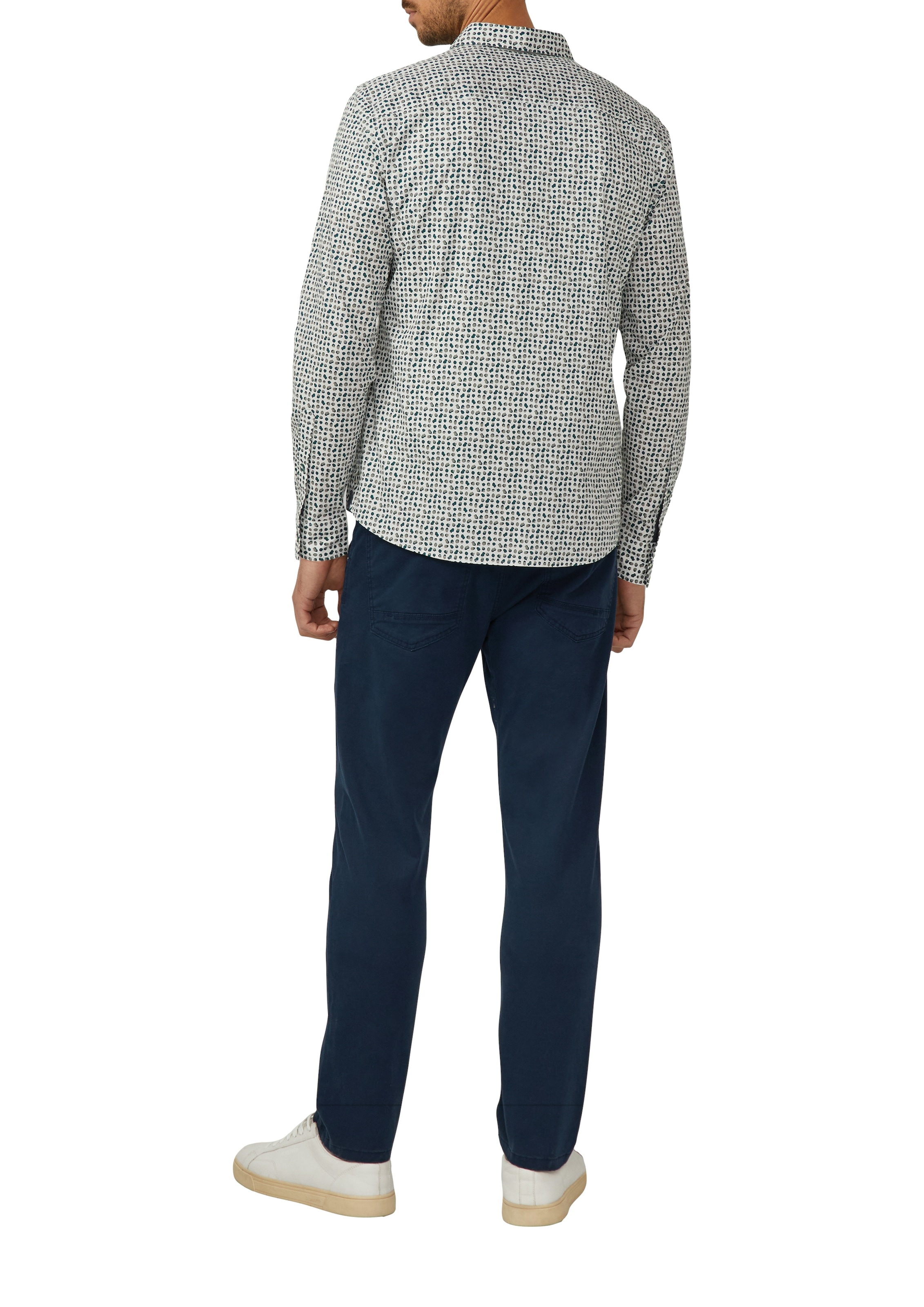 s.Oliver Chemise à manches longues mit Kontrast-Details