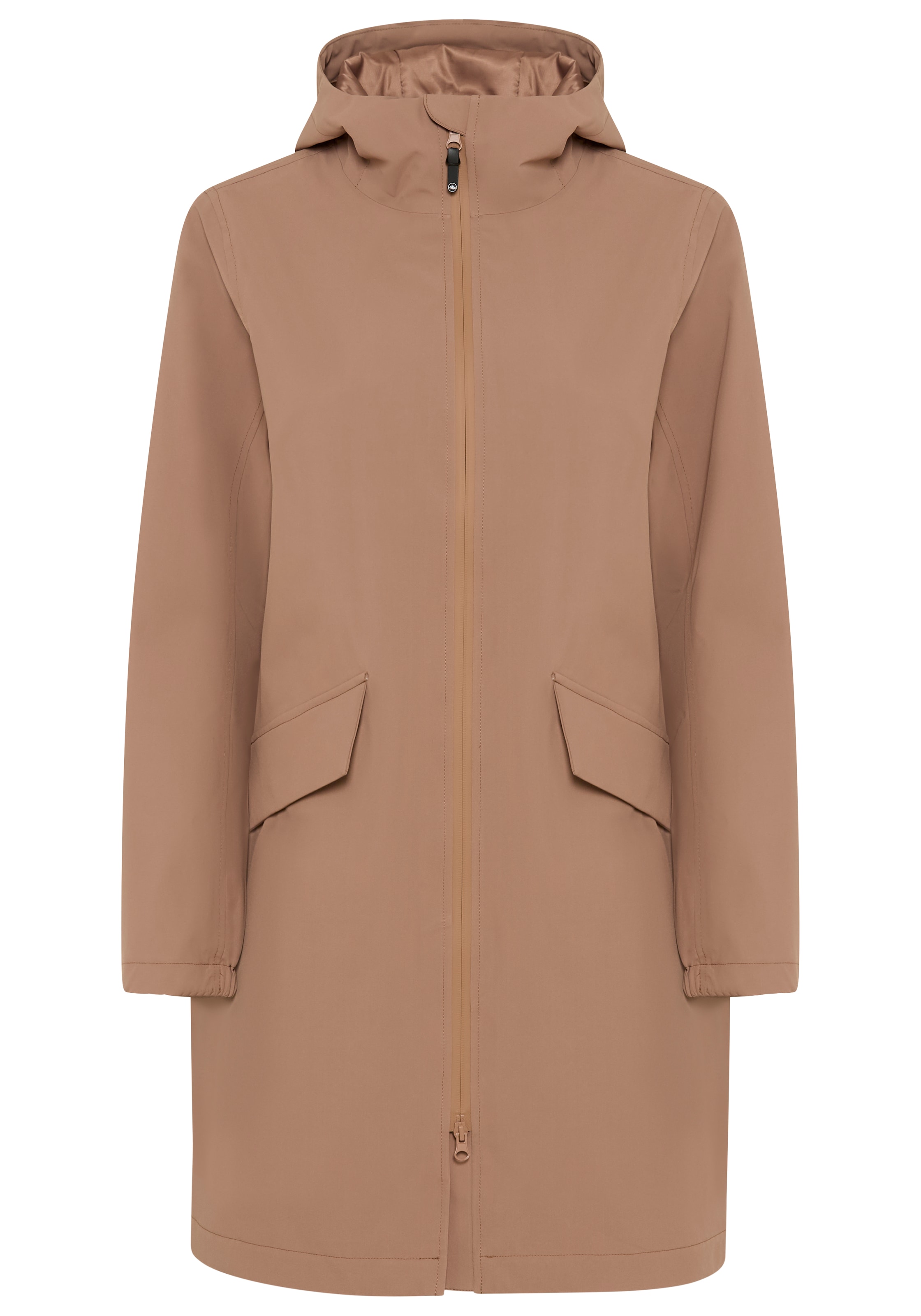 Polarino Veste fonctionnelle avec capuche léger & flexible, adapté à la pluie, imperméable, respirant