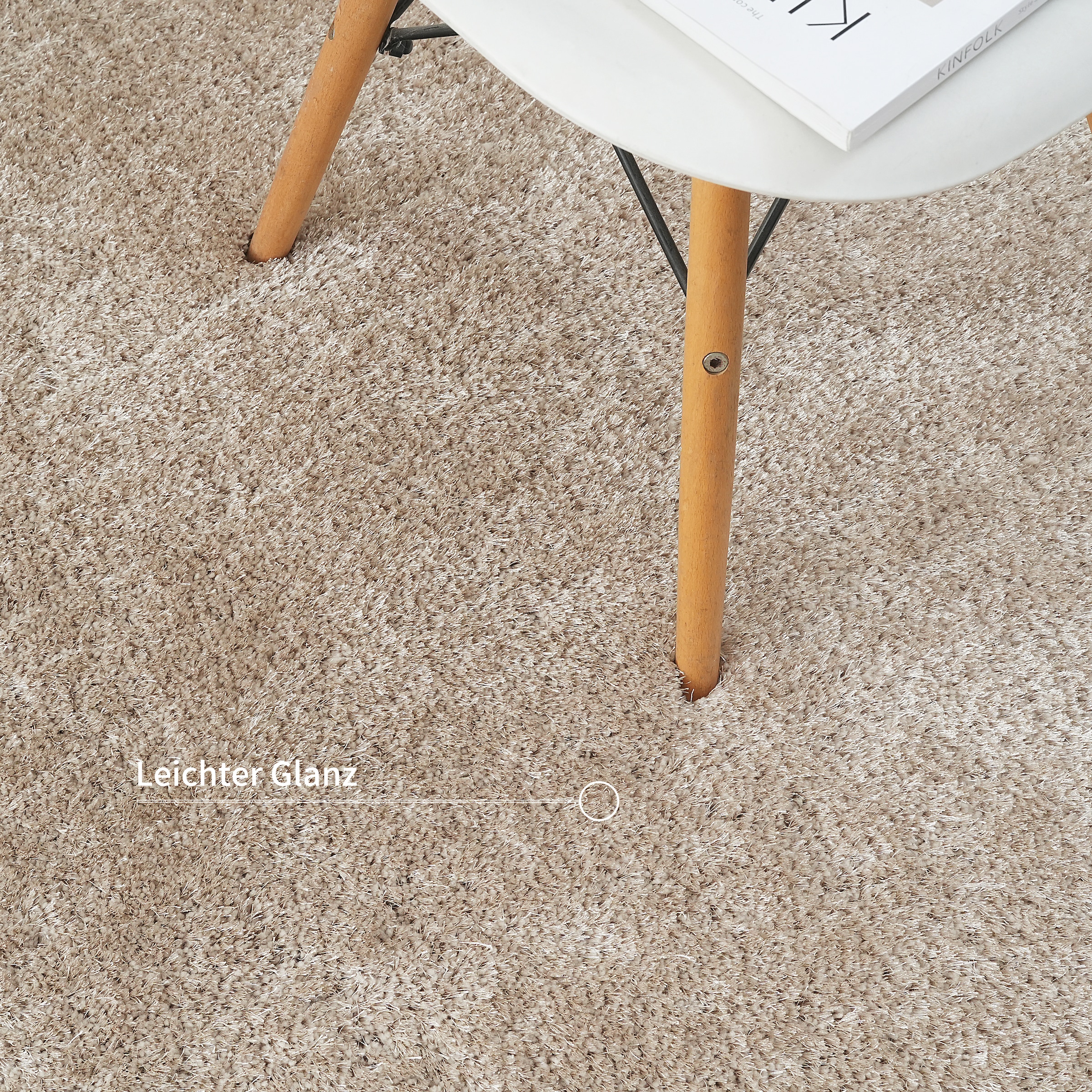 Bruno Banani Tapis »Dana Teppich, besonders weich und kuschelig, Kundenliebling« Rectangulaire 30 mm Höhe uni, Mikrofaser Teppiche, Wohnzimmer, Schlafzimmer, Esszimmer