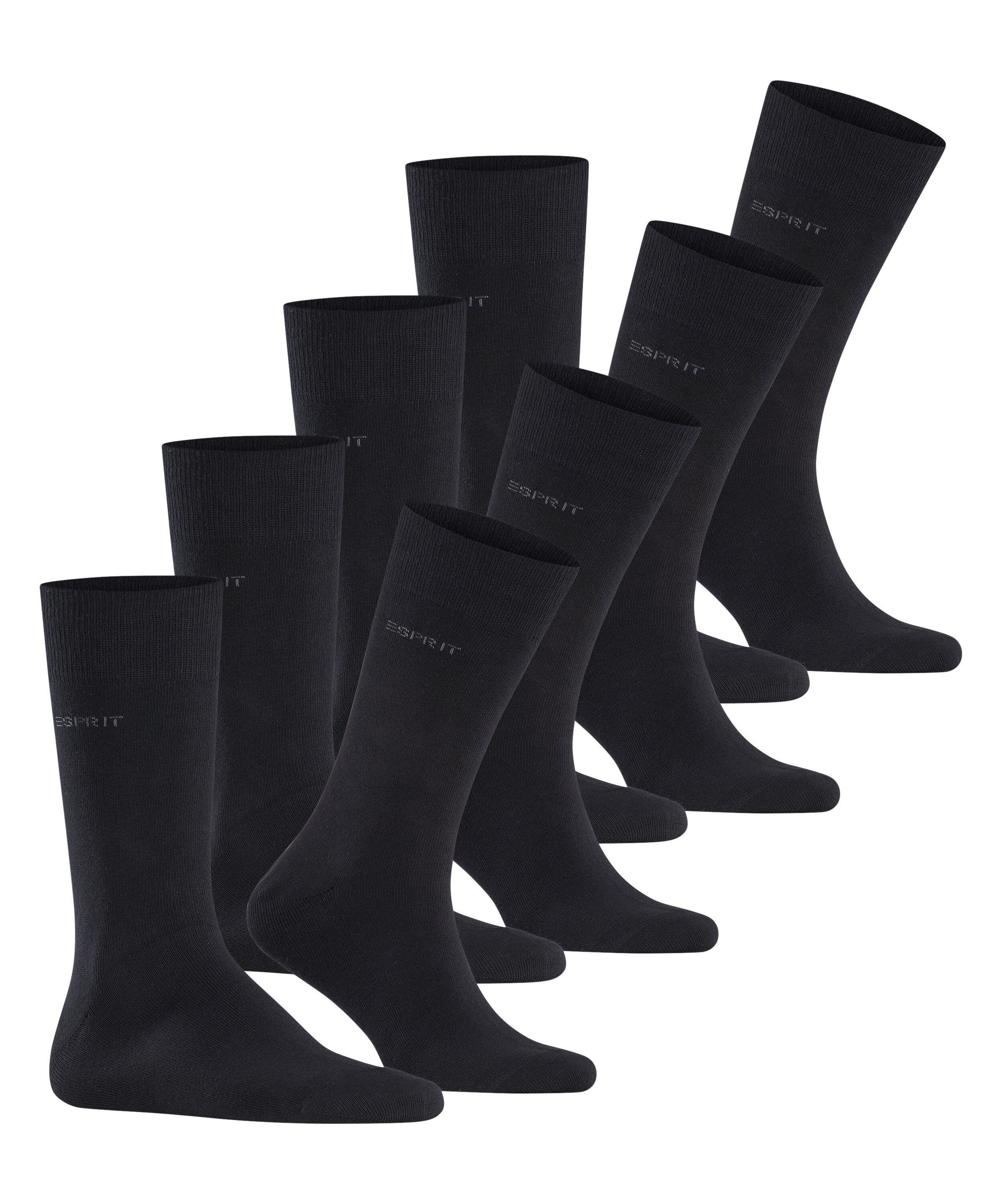 Esprit Chaussettes »Solid« Chaussettes unies, pack avantage basique, hauteur mollet