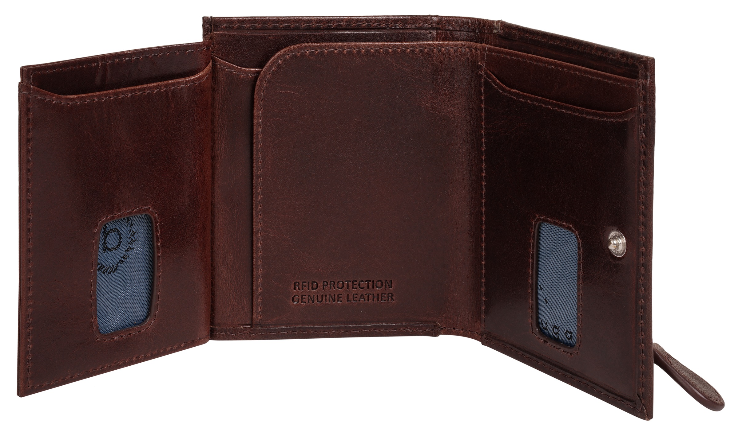 bugatti Porte-monnaie »BUGATTI Herren, Damen SECURE SLIM echt Leder« cuir véritable
