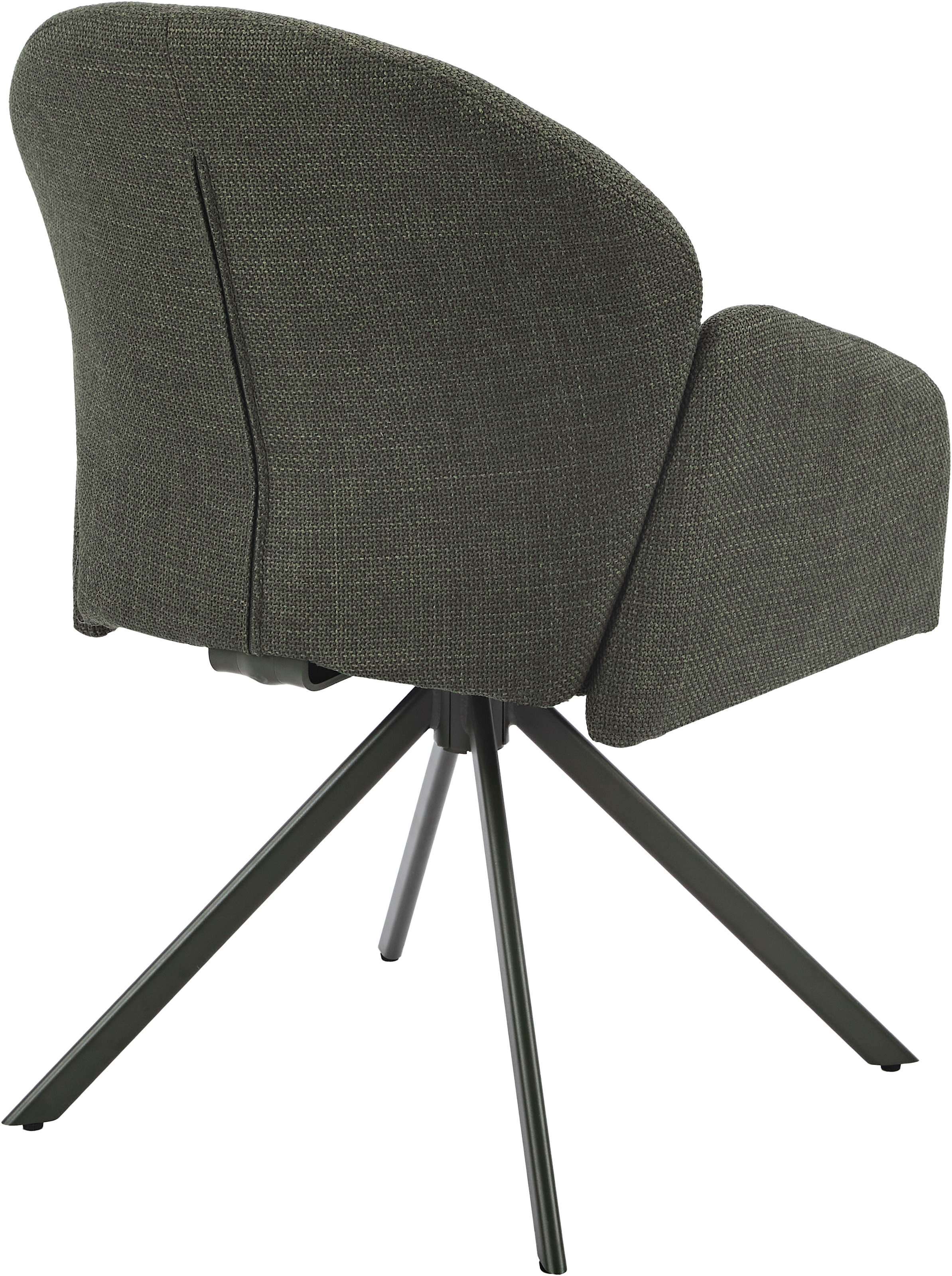 HELA Chaise avec accoudoirs »HOLLY« (Set) 1 cuis360° drehbar, Armlehnen, Gestell angepasst, Swing Back Komfortrücken