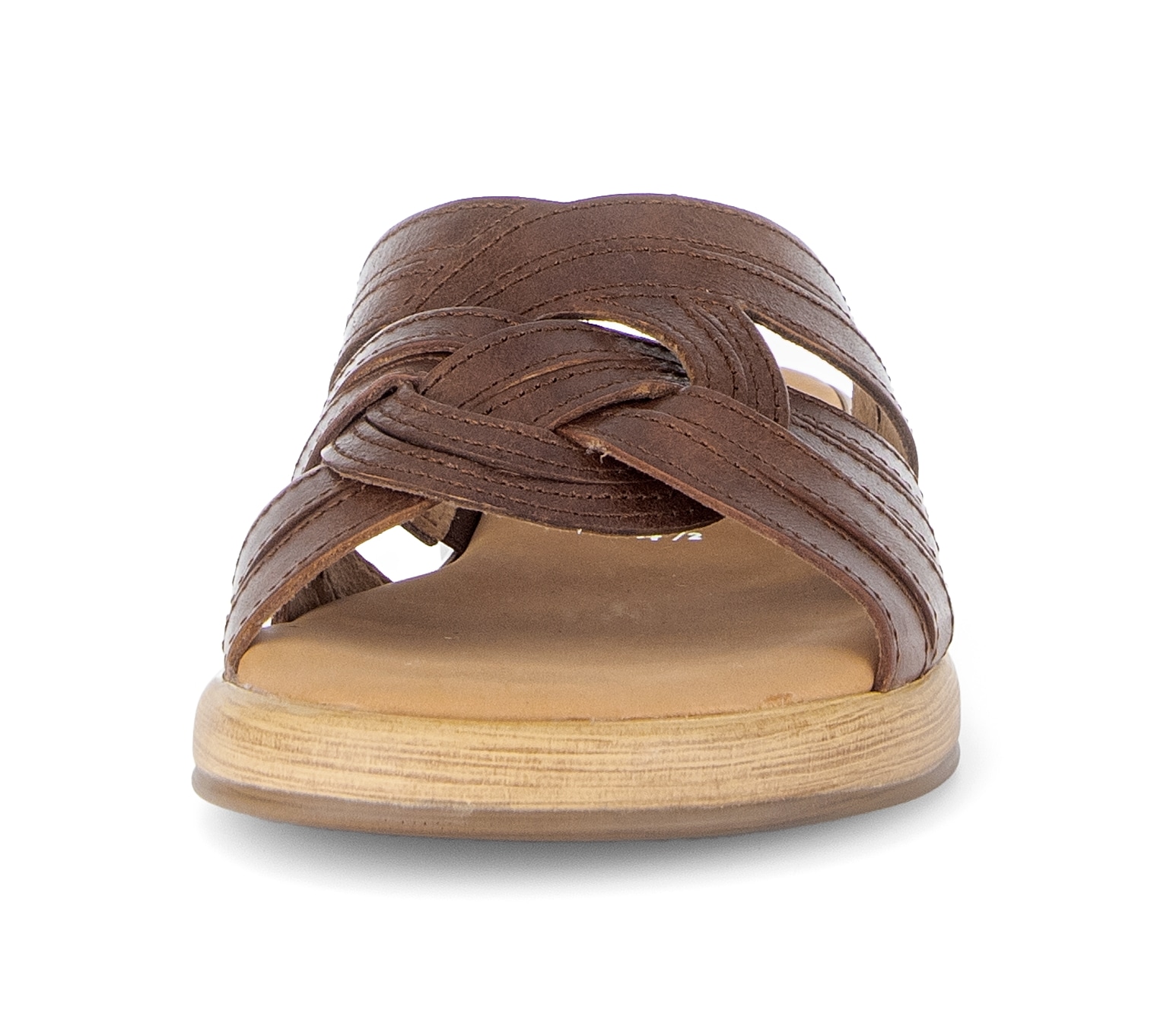 Gabor Pantolette »Rhodos«  plateforme, chaussure à enfiler, chaussure d'été avec surpiqûres