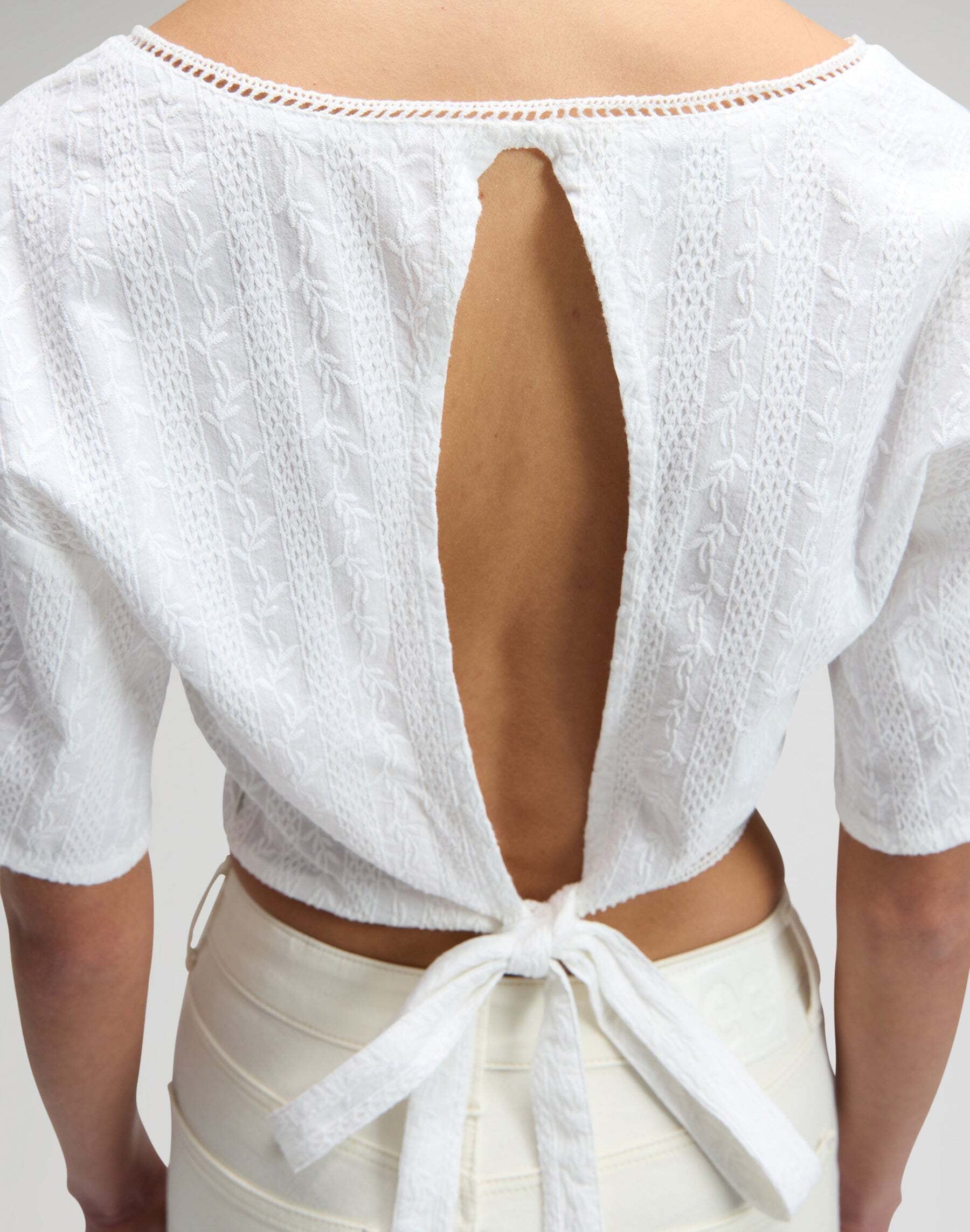 Lee® Kurzarmbluse »Lee Kurzarmhemd Tied Back«