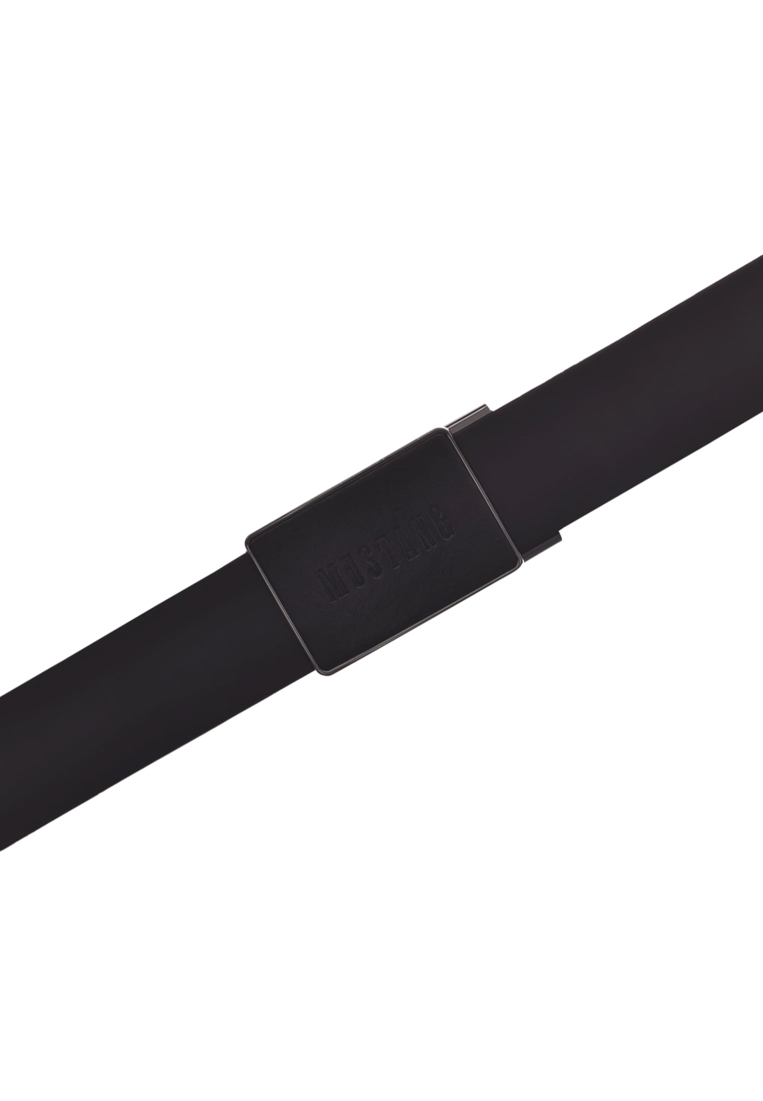 MUSTANG Ceinture en toile réglable »"Lucas"« 1 cuis Schliesse mit Logoschriftzug, modisch, 3,5 cm