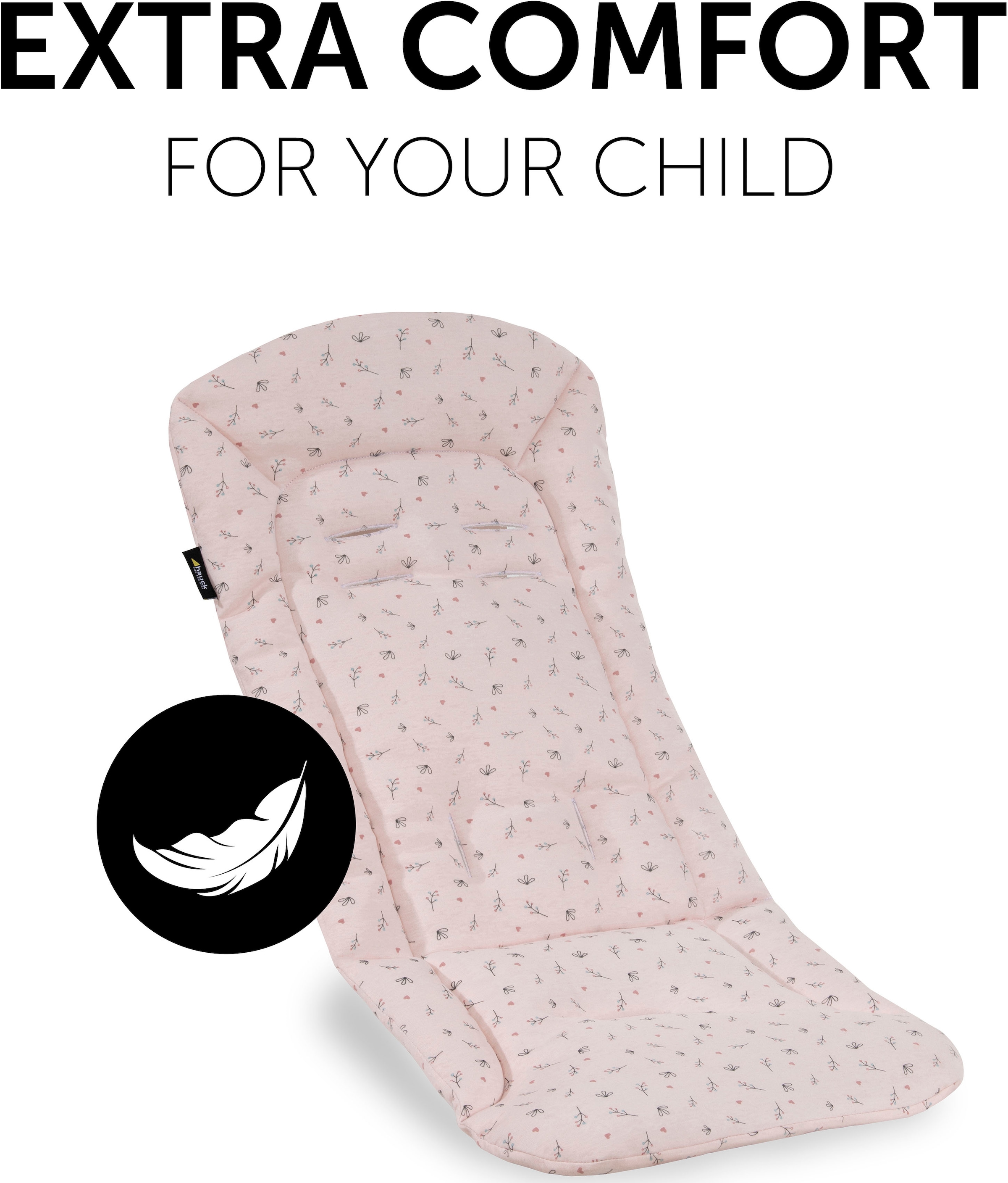 Hauck Kinderwagen-Sitzauflage »Seat Liner, Flowers Rose« auch für Buggys geeignet