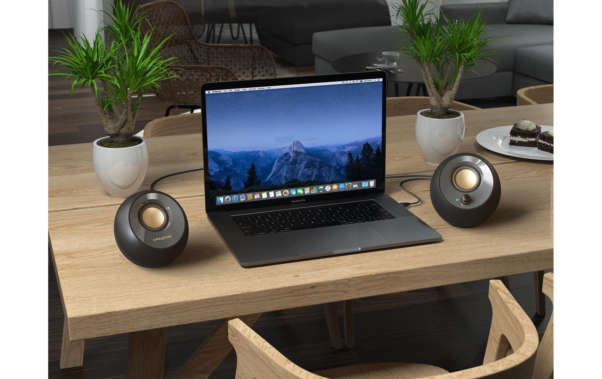Creative PC-Lautsprecher »Pebble V2« 2.0 ( Lautstärkeregelung 8 W) USB-C