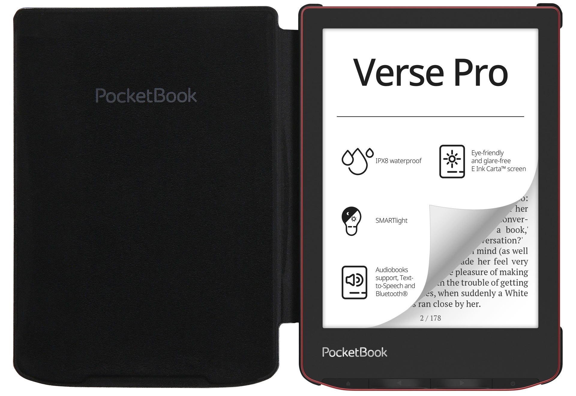 PocketBook Flip Case »Shell Cover« für PocketBook Verse und Verse Pro