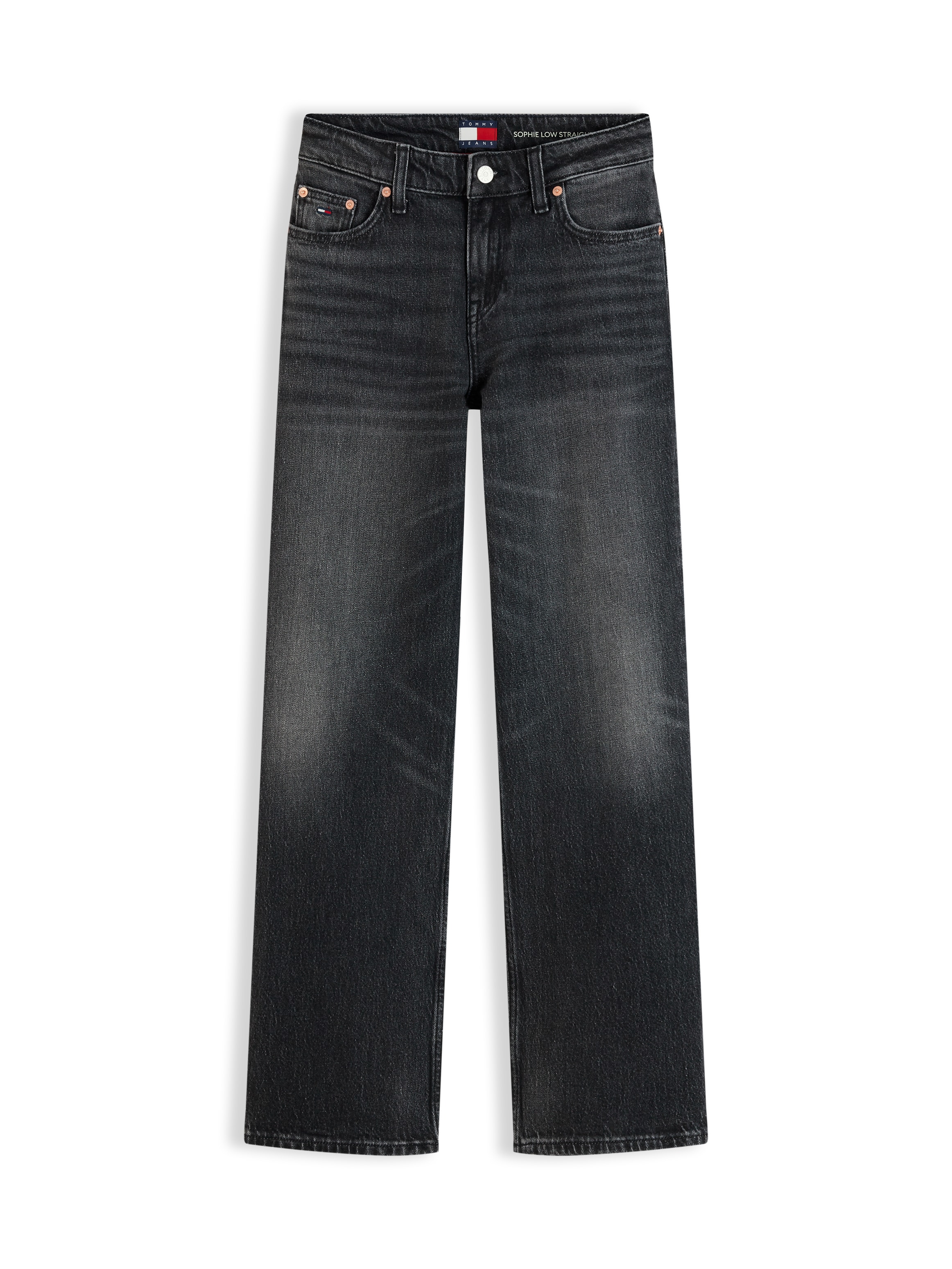 Tommy Jeans Jeans droit »SOPHIE LOW RISE STRAIGHT DJ0187« mélange de coton, coupe droite