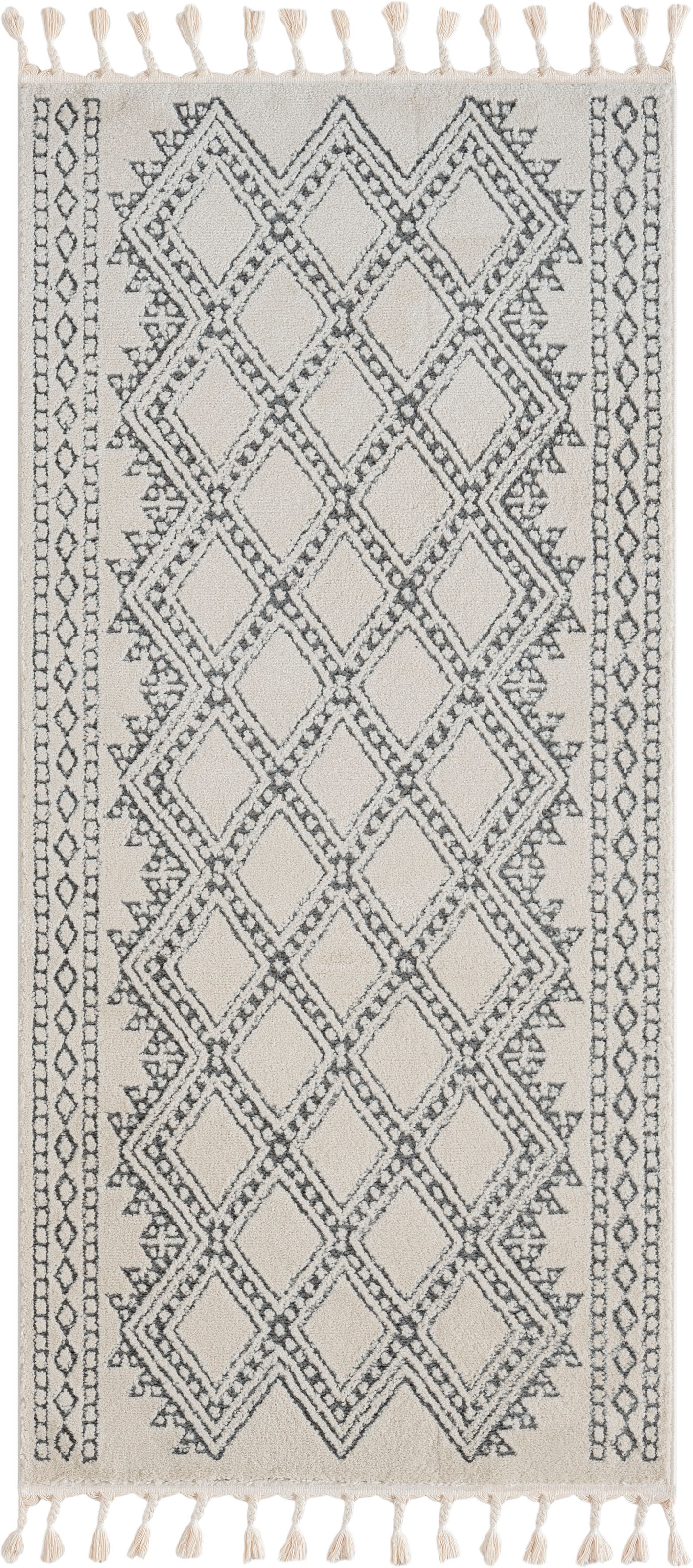 Myflair Möbel & Accessoires Tapis à poils longs »Moroccan Tradition, LAGERRÄUMUNG!« Rectangulaire 24 mm Höhe modern, marokkanisches Design, flauschig weich durch Hochflor