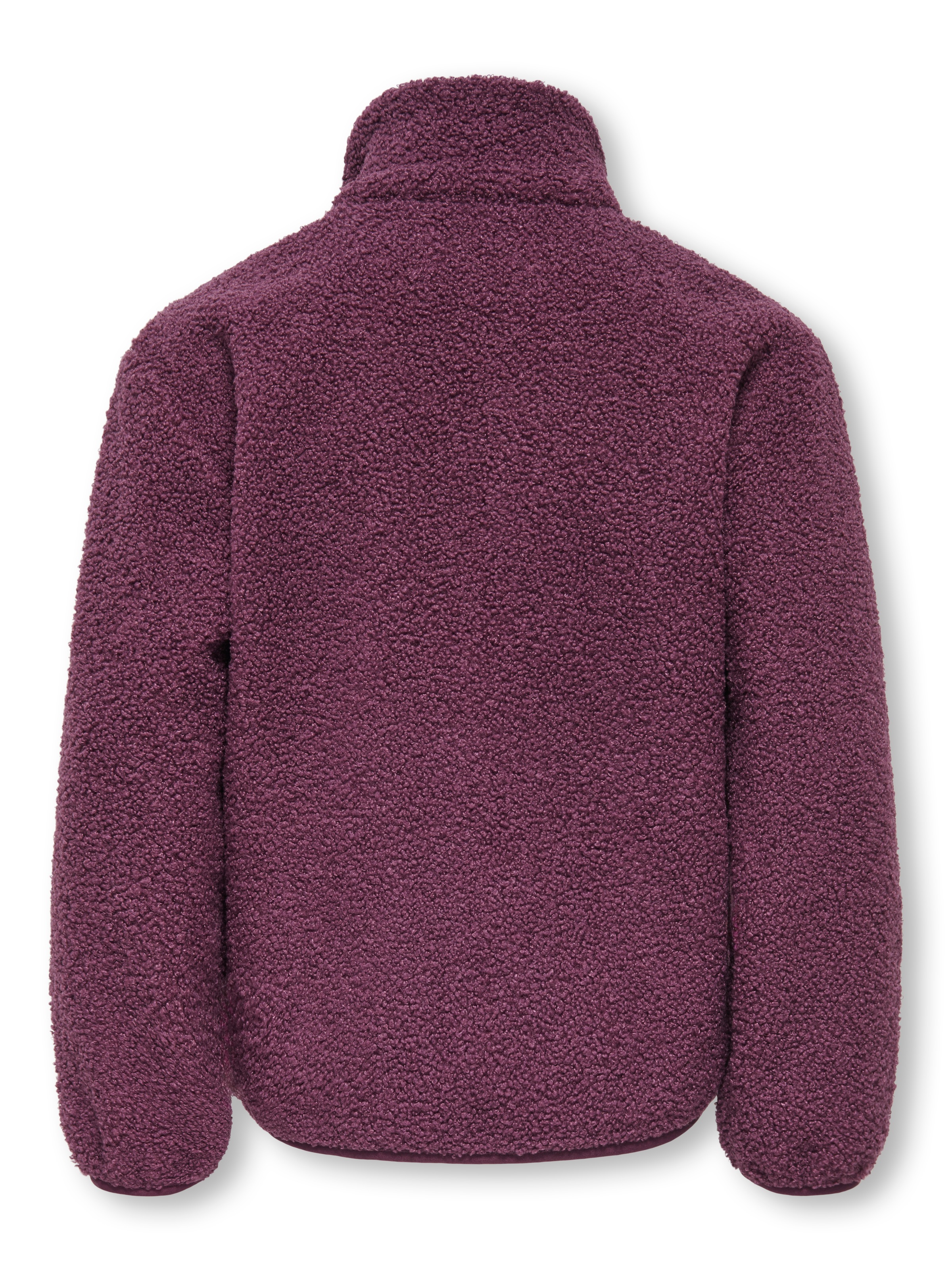 KIDS ONLY Fleecejacke »KOGEVA LIFE TEDDY JACKET CP OTW NOOS« ohne Kapuze