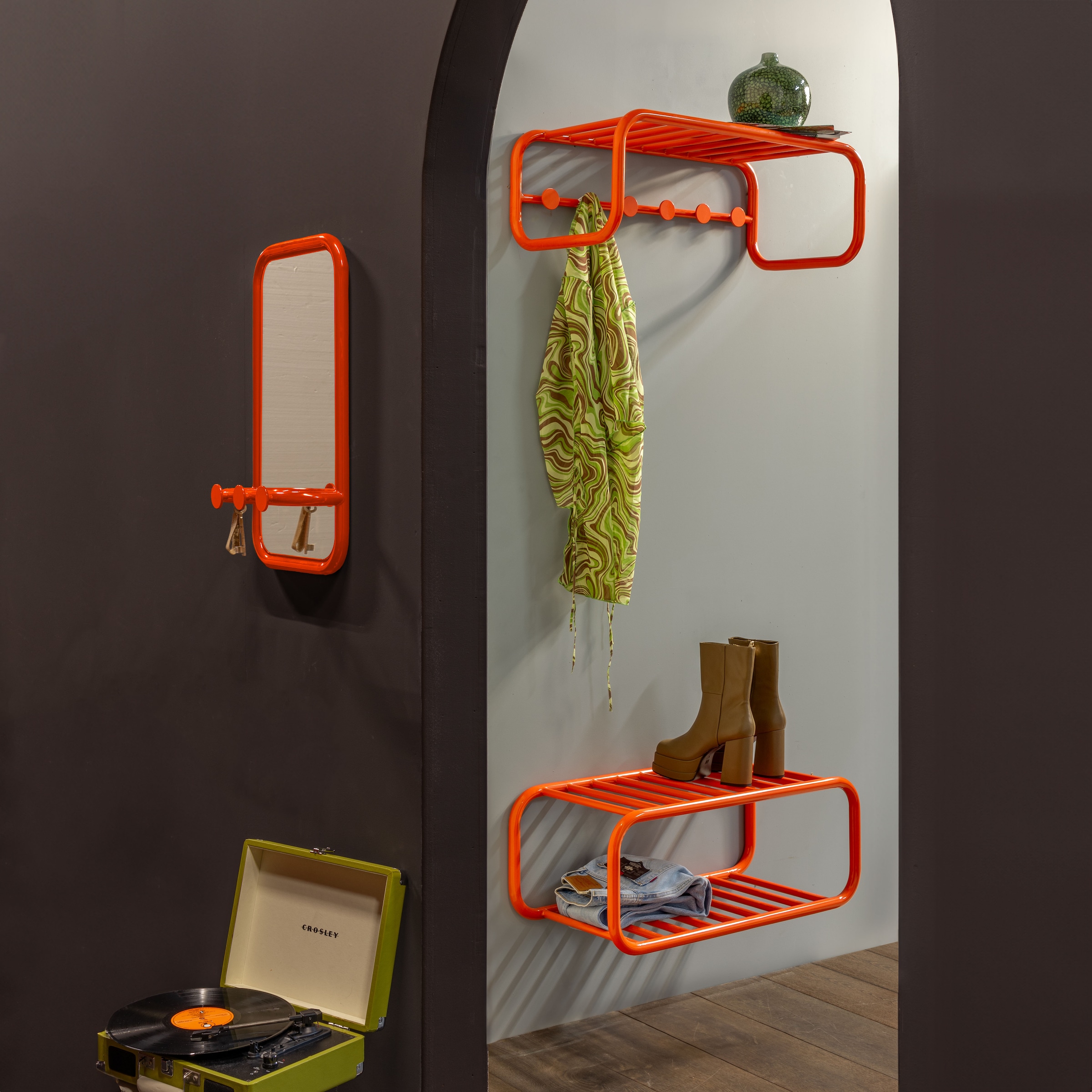 Spinder Design Garderobenleiste »RETRO Garderobe«