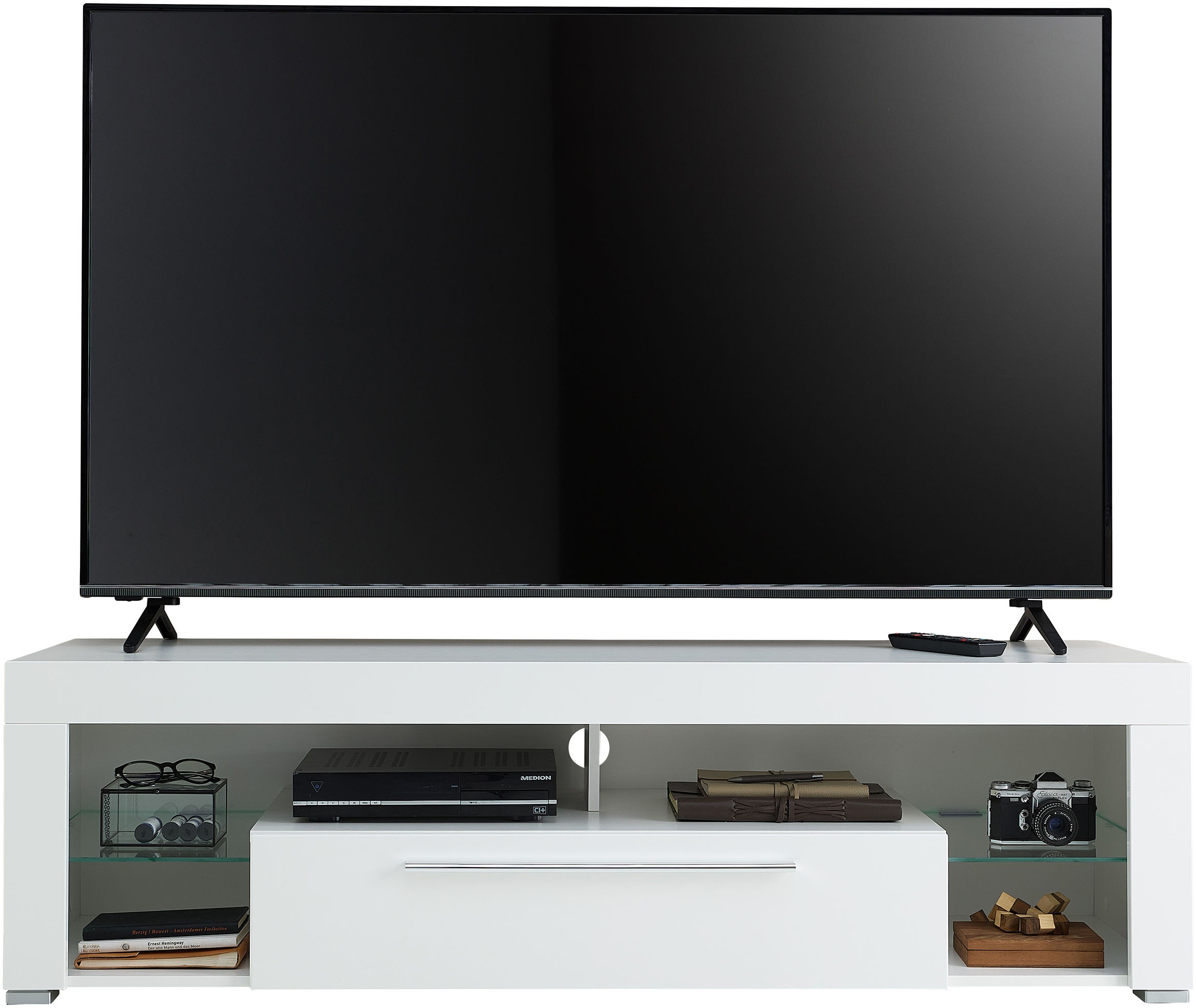 Stolkom Meuble TV »Goal« Oberboden bis 25 kg belastbar, 1 Klappe mit Griff