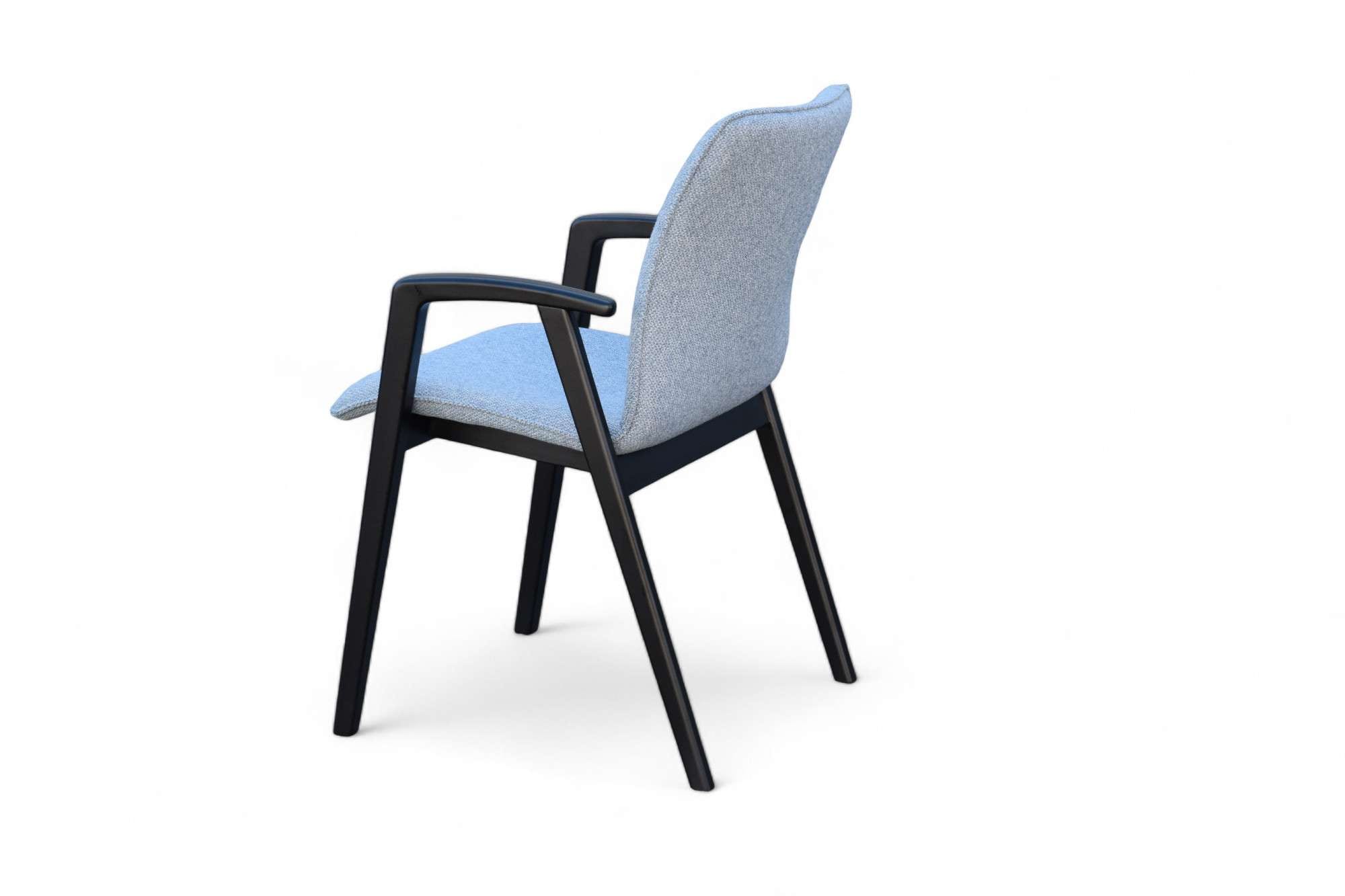 GOODproduct Chaise avec accoudoirs »Loreen Esszimmerstuhl, Polsterstuhl, Wohnstuhl, Essstuhl mit Armlehnen« (Set) 2 cuisMassivholzgestell und Armlehnen, stilvoll, bequem, Designstuhl